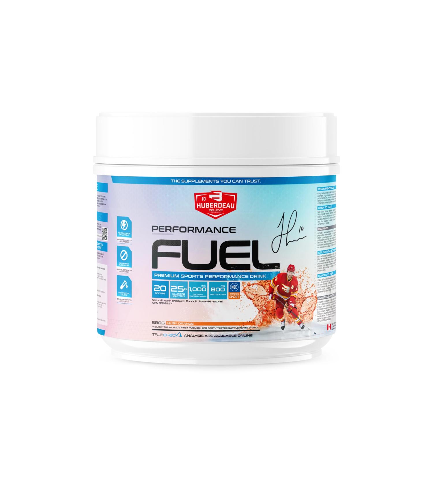 Believe Supplements Performance Fuel NSF- Huberdeau Collection - Ultimate Sports Performance Supplement - 25g Cluster Dextrin for Enhanced Performance & Recovery - Electrolytes & Coconut Water for Optimal Hydration - Boost Your Athletic Potential Now! (Hu