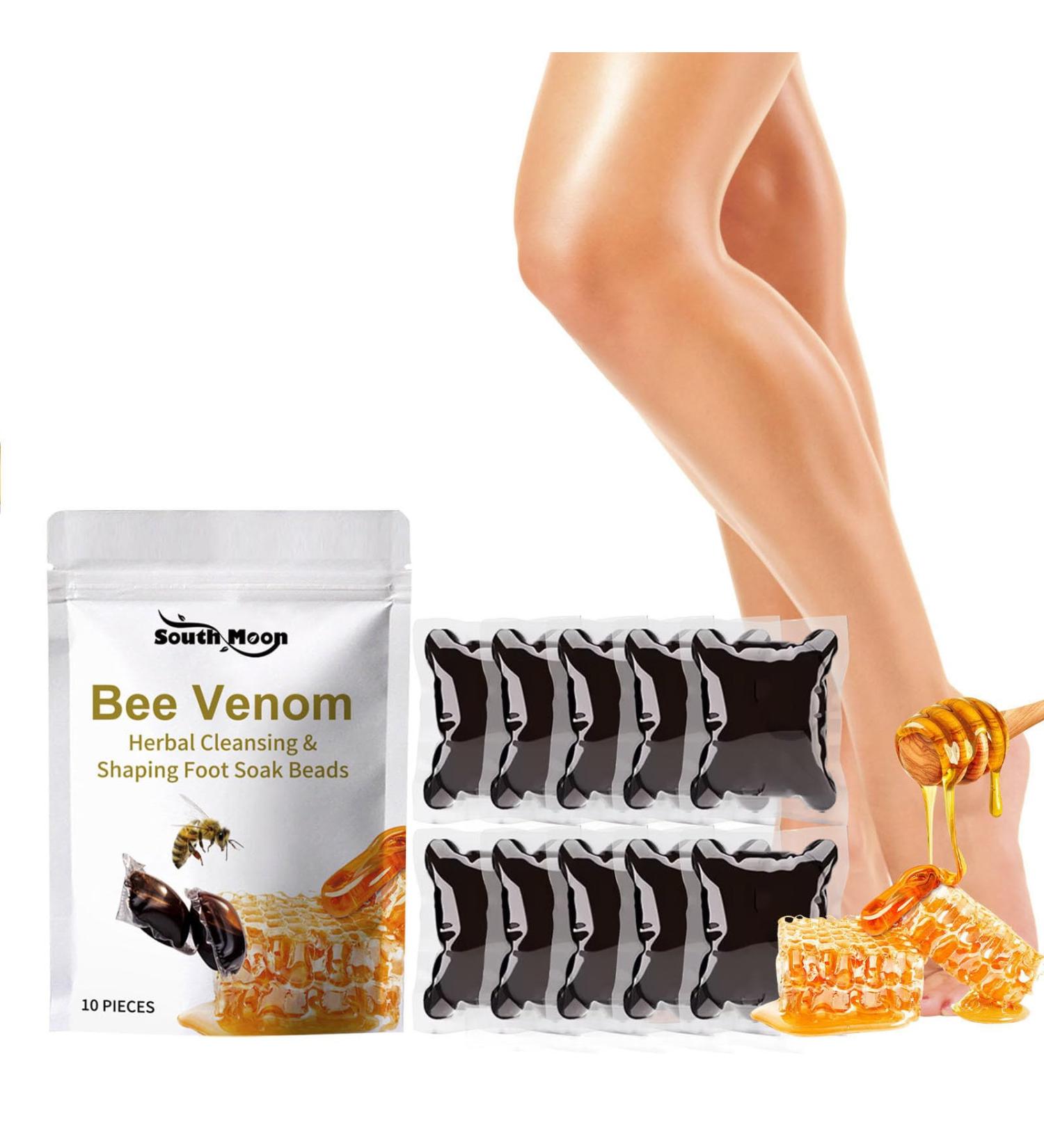 Lymphatic Drainage & Slimming Foot Soak Beads Lukmlca Bee Venom Foot Soak Foot Soak Salts Healthy Fast Shape & Cleanse Body Relief Relax Foot Soak For Hard Skin Foot Spa (1Bag-70ml) - Buy Online on SooperMarket.com