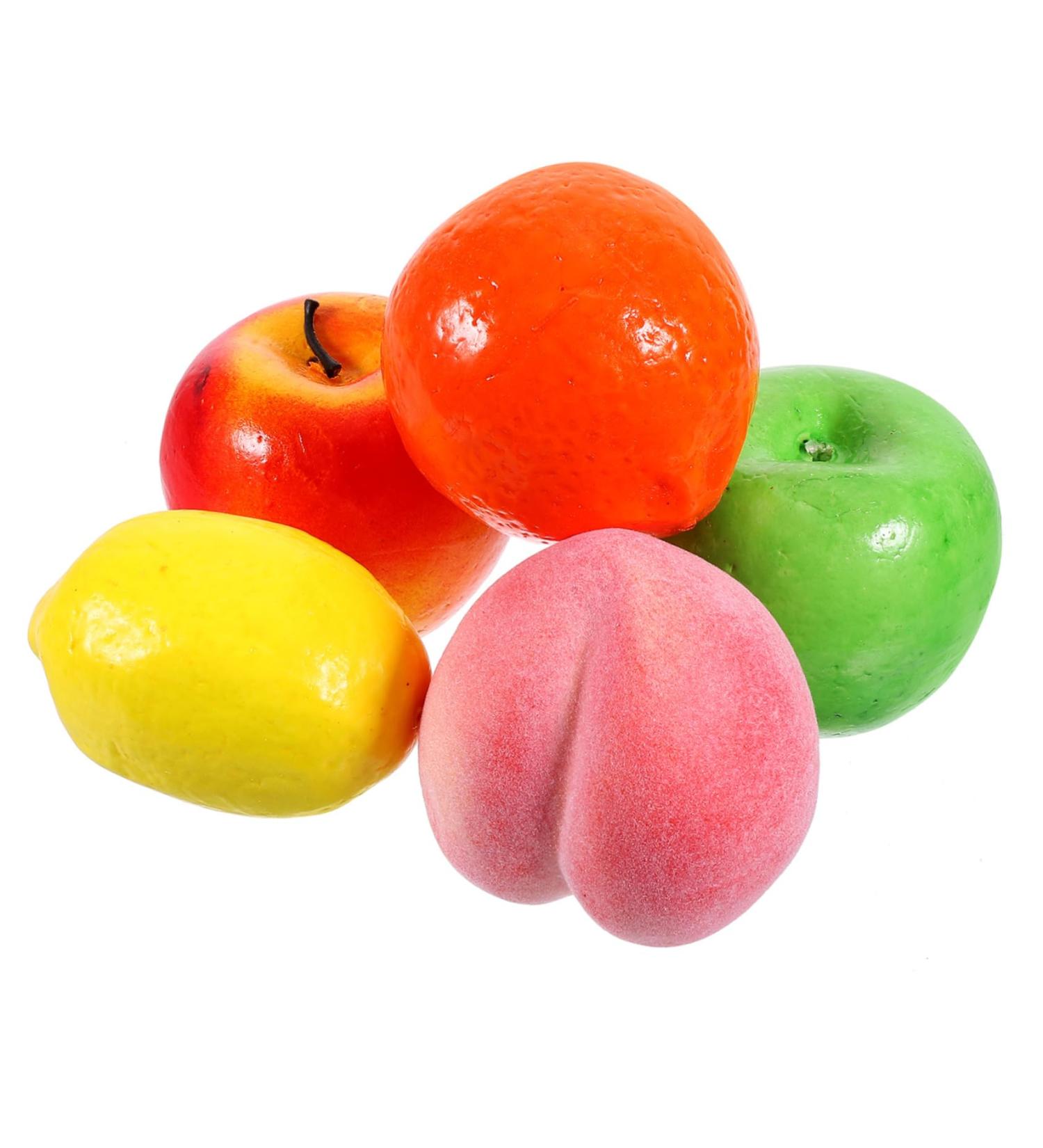 FRCOLOR 20 Pcs Christmas Fruit Candles Orange Decor Artificial Fruit Candles Fruit Figurines Fireplace Decor Lemon Shaped Candles Peach Shaped Candles Mantel Decor Statue Paraffin Indoor - Buy Online on SooperMarket.com
