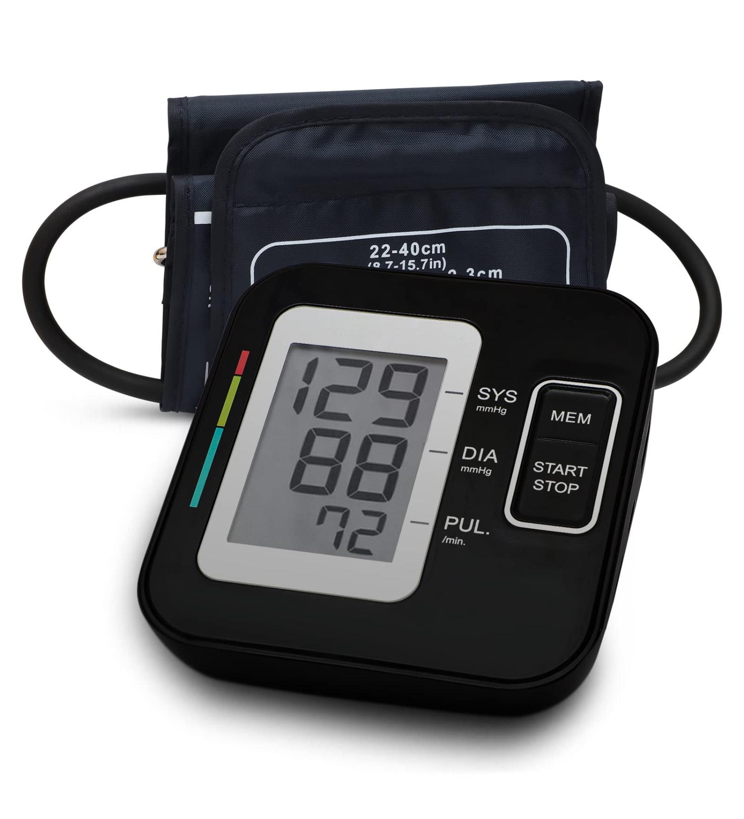 Upper Arm Blood Pressure Monitor - LoviaCare Digital Machine for Home Use - Adjustable Cuff - Large LCD Display - 240 Readings Storage - Buy Online on SooperMarket.com