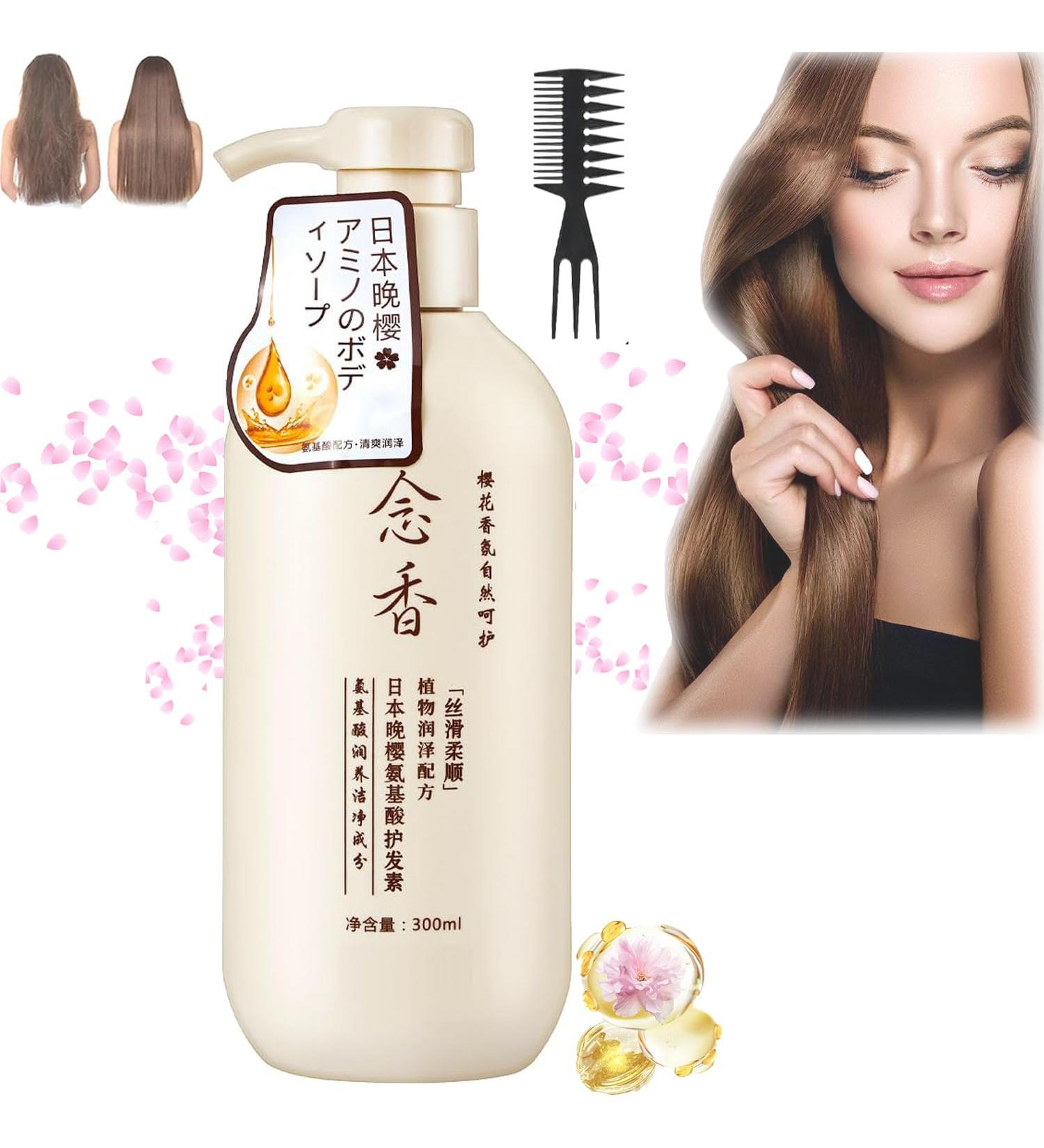Sakura Japanese Shampoo Sakura Shampoo and Conditioner Japanese Sakura Shampoo Japanese for Hair Loss Moisturizing Repair Hair Growth Shampoo for Dry Damaged Hair (Conditioner) - Buy Online on SooperMarket.com