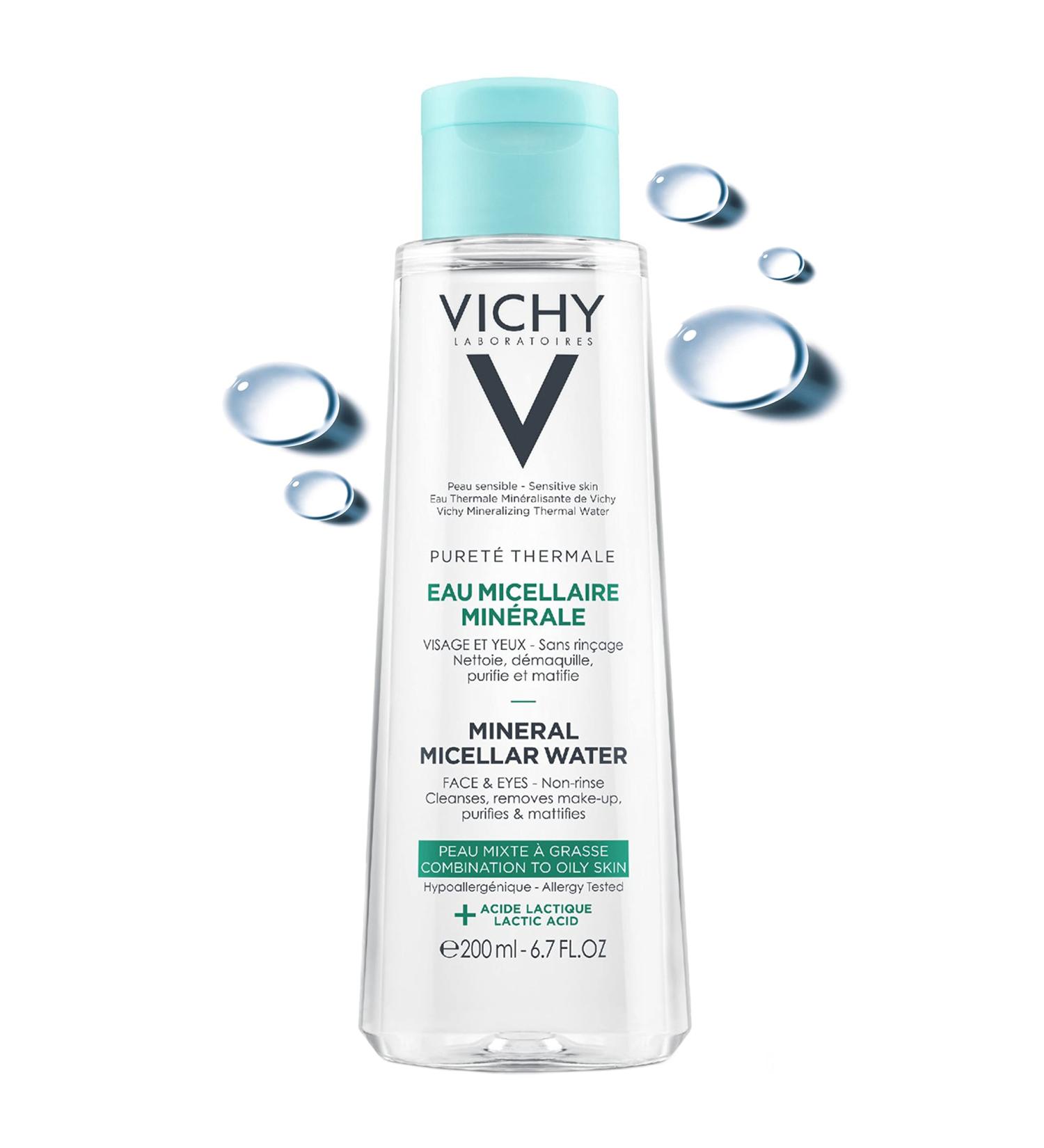 Vichy Mineral Micellar Cleansing Water with Salicylic Acid - 6.76 fl. oz - Buy Online on SooperMarket.com