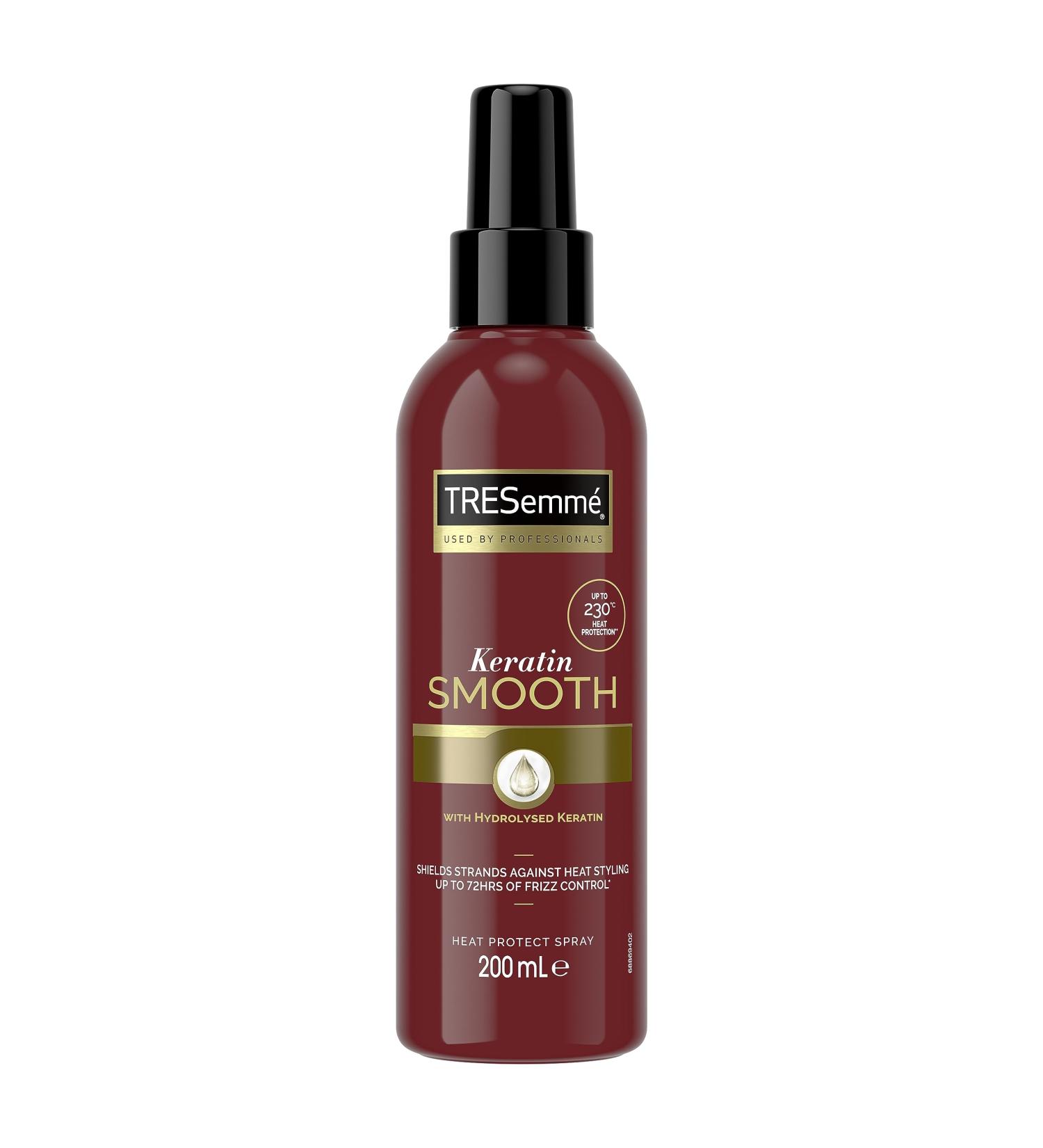 TRESemm Pro Collection Keratin Smooth Heat Protect Spray with keratin and marula oil heat protection up to 230 C* 200 ml 200 ml (Pack of 1) - Buy Online on SooperMarket.com