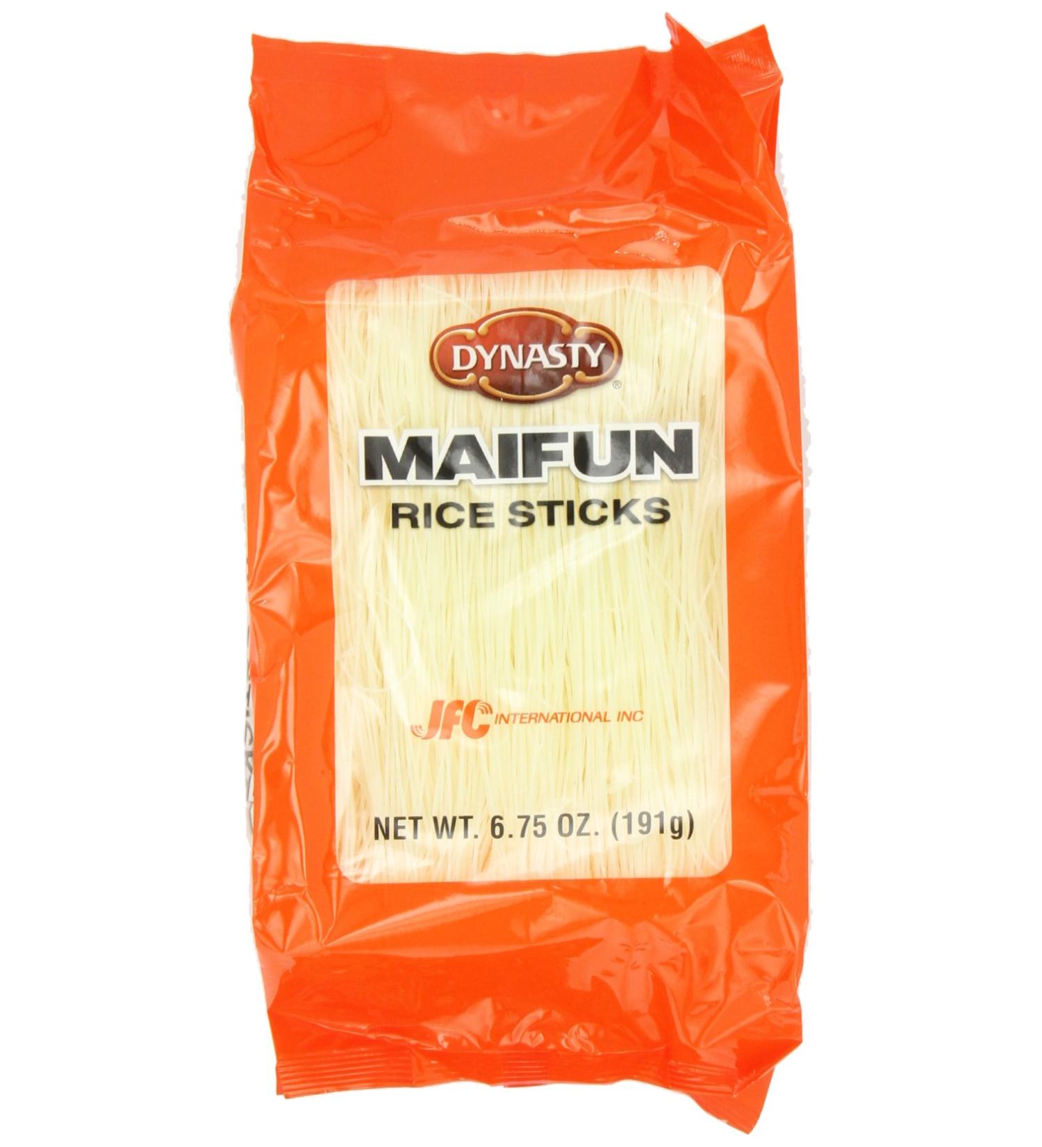 Dynasty Maifun Rice Stick - 6.75 oz (Pack of 12) | Premium Gluten-Free Noodles - Buy Online on SooperMarket.com