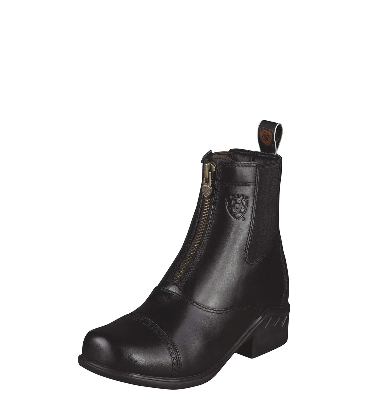 ARIAT Women's WMS Heritage Rt Paddock Zip Blk Equestrian Boot 7 Black
