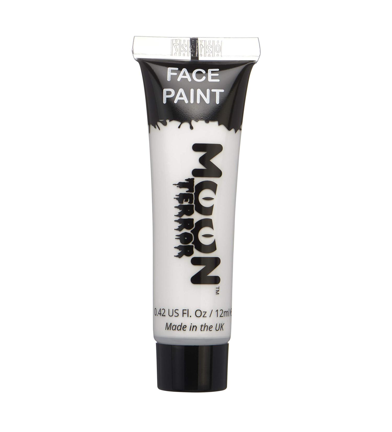 Moon Terror Halloween Face and Body Paint - Wicked White | 12ml SFX Makeup for Special Effects - Buy Online on SooperMarket.com