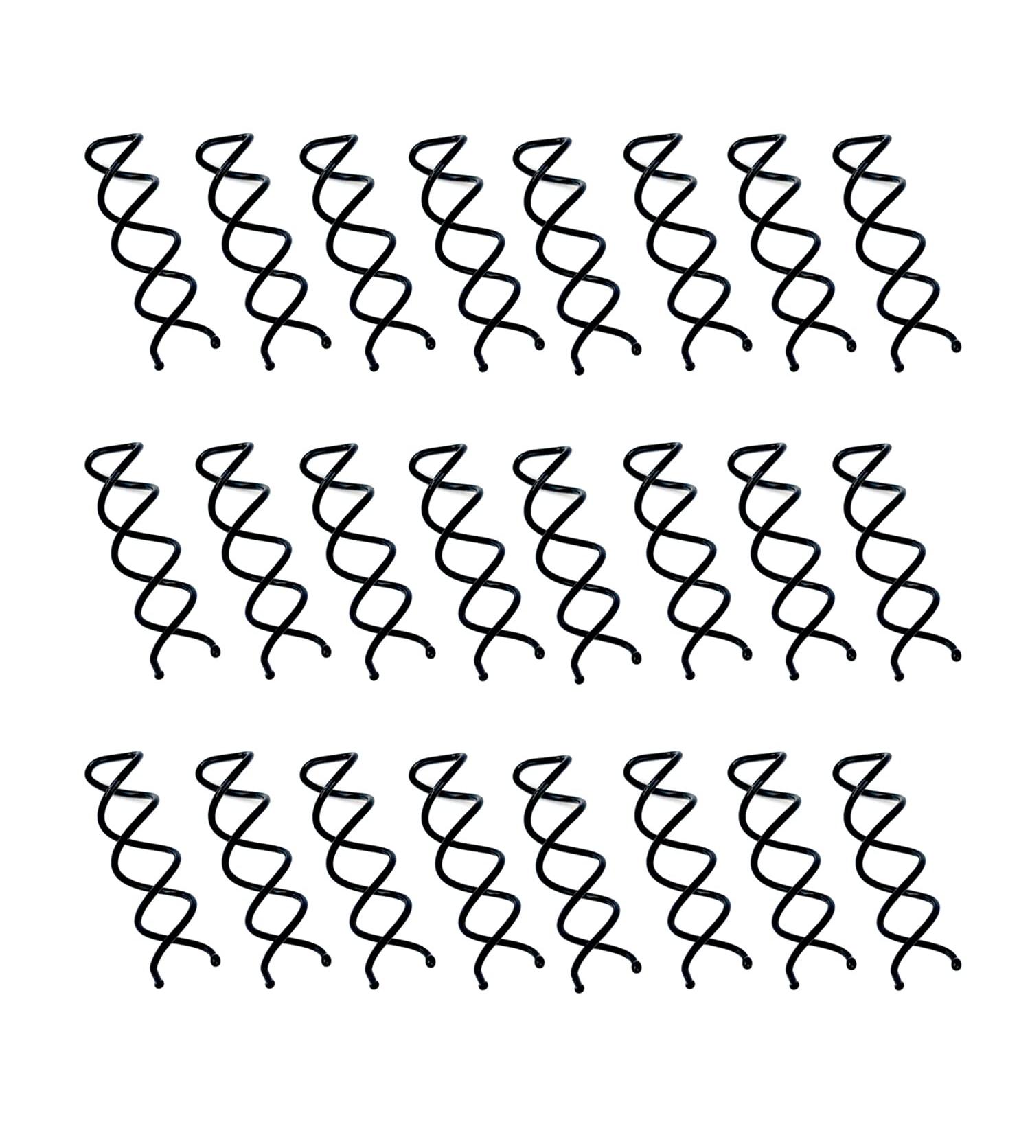 Aoyoho 50 Pack Spiral Bobby Hair Spin Pins - Non-Scratch Round Tips - Buy Online on SooperMarket.com