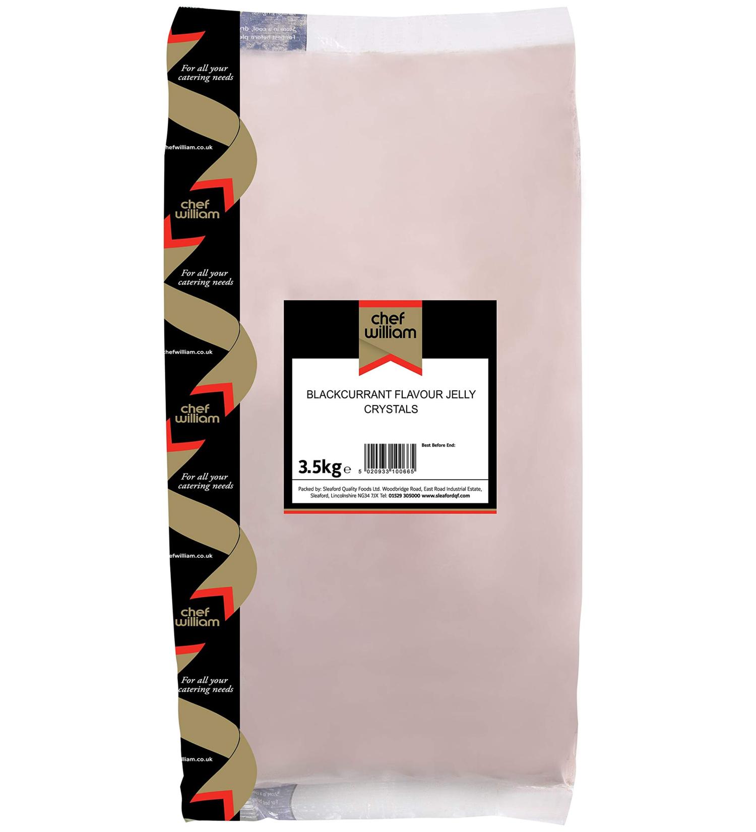 Chef William Blackcurrant Jelly Crystals - 1x3.5kg