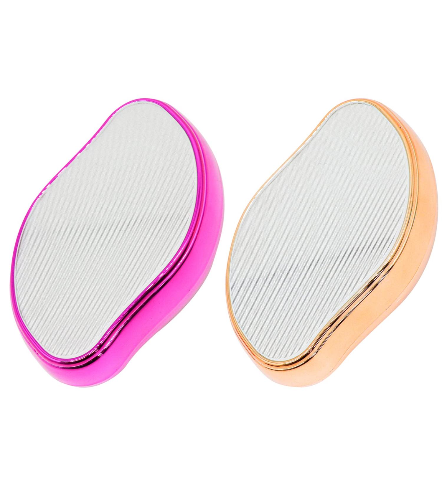 Koiernr Crystal Hair Eraser - Portable Mild Epilator for Painless Hair Removal - Skin Exfoliator Tool for Men and Women - Gold+Rose Red - Buy Online on SooperMarket.com