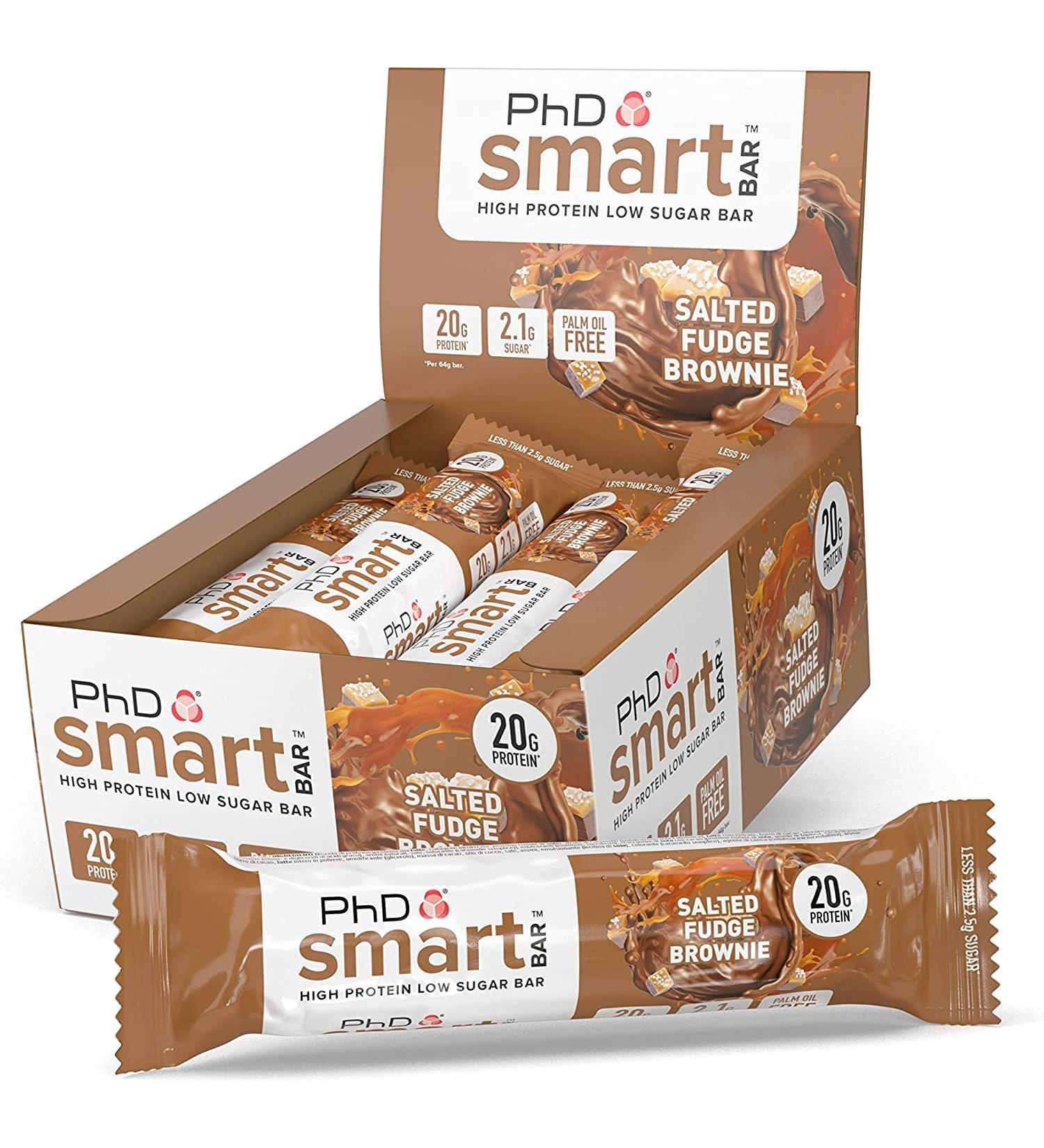 Phd Smart Bar Salted Fudge Brownie - Buy Online on SooperMarket.com