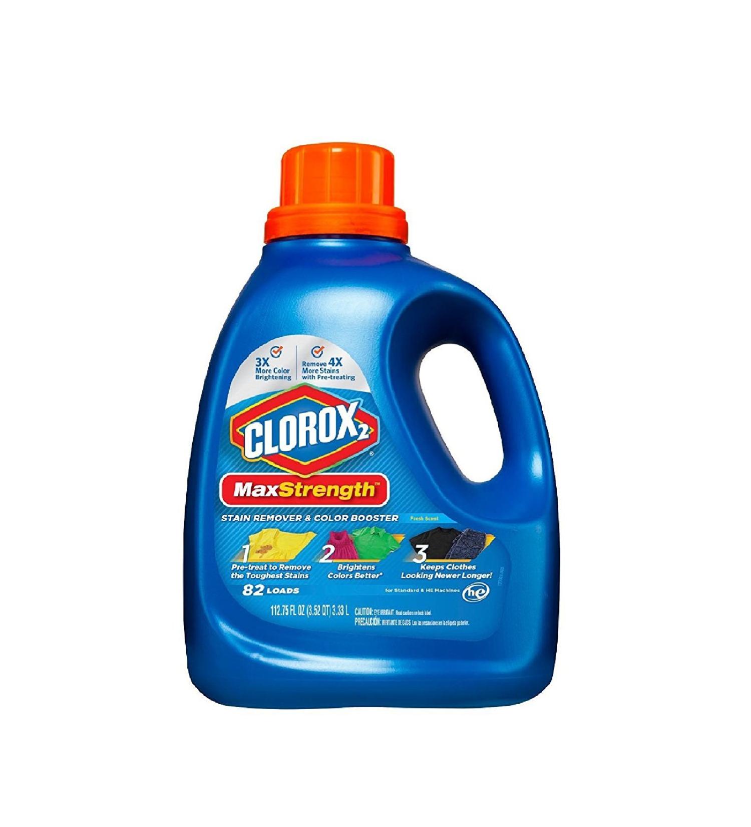 Clorox 2 Liquid MaxStrength Stain Remover & Color Booster (82 Loads 112.75 oz.)