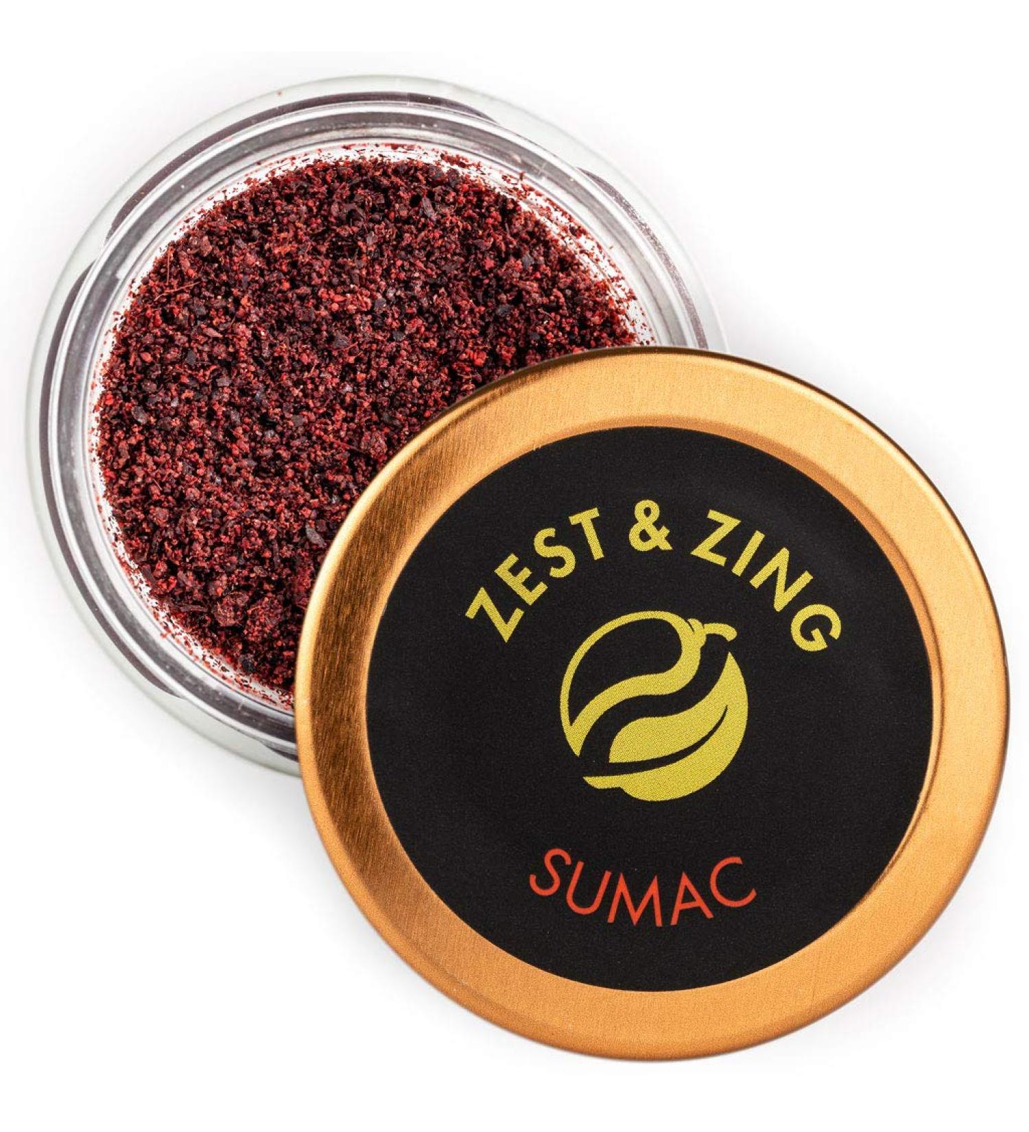 ZEST & ZING Sumac (Ground) 25g Spice Jar - Premium Fresher Spice for Culinary Delights - Buy Online on SooperMarket.com