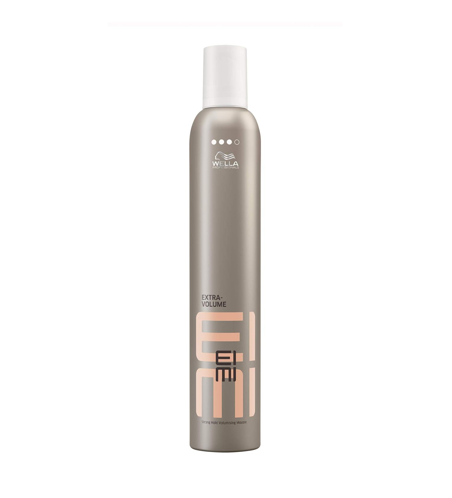 Wella EIMI Extra Volume Strong Hold Heat Protection Hair Styling Mousse 500ml - Professional Body & Volume Boosting Formula - Buy Online on SooperMarket.com