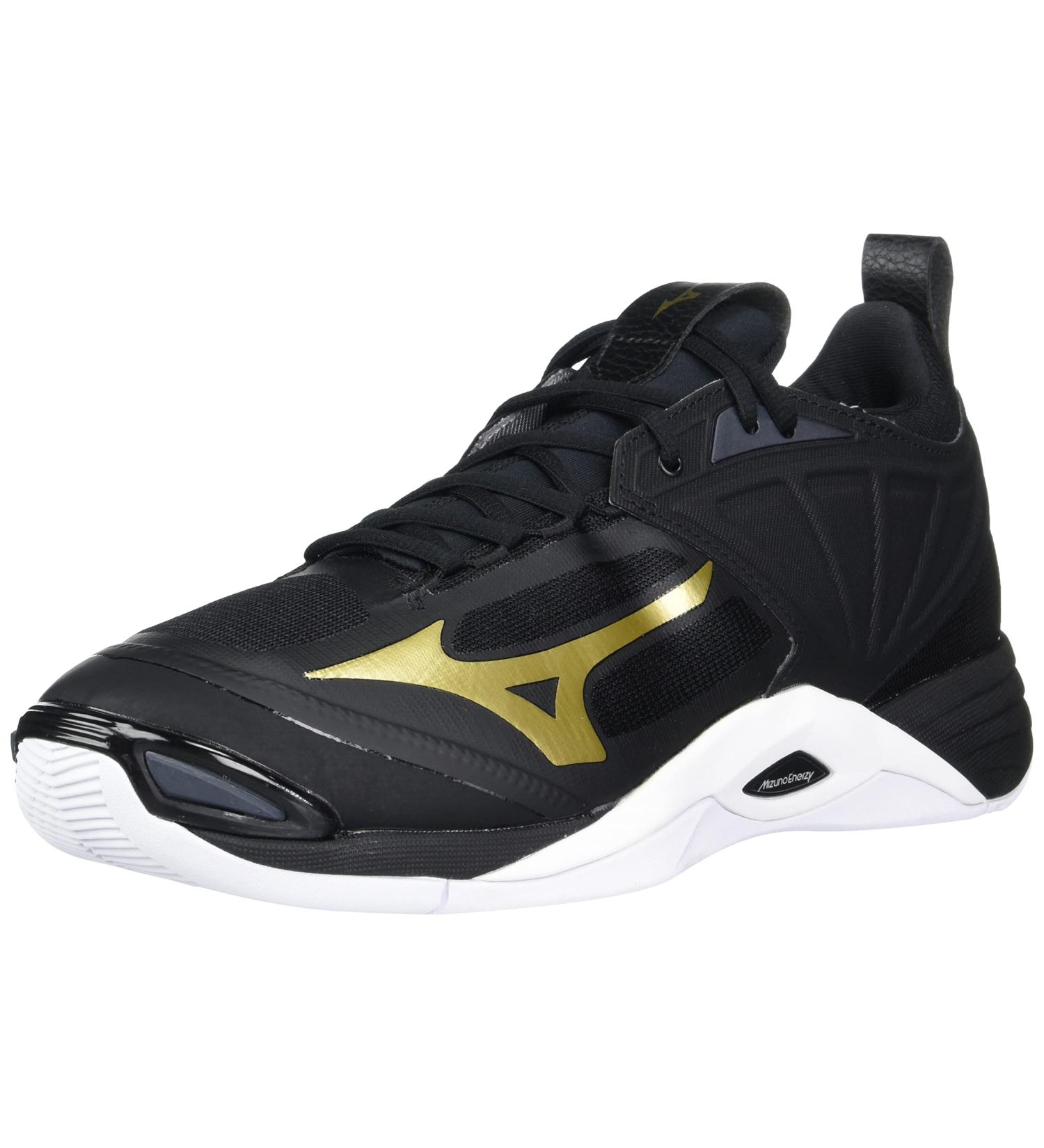 Mizuno Wave Momentum Men's Volleyball Shoe - Black/Gold, Size 9.5 US - Buy Online on SooperMarket.com