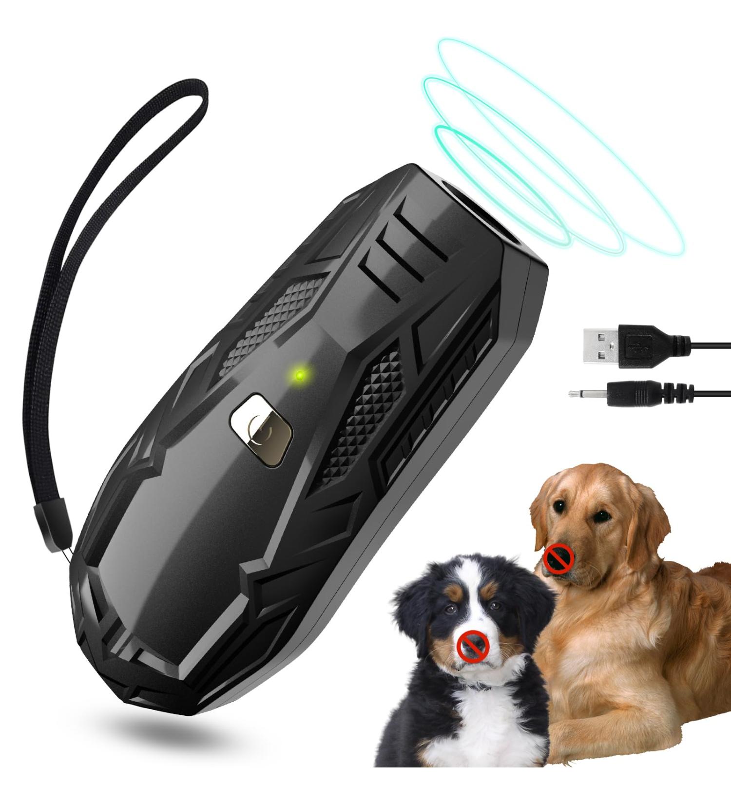 Anti Barking Device Ultrasonic Small & Portable Stop Dog Barking Device Handheld No Bark Dog Barking Control Device with Widely Control Range Bark Stopper for Puppy Small Large Dog Outdoor Indoor Black#201 - Buy Online on SooperMarket.com