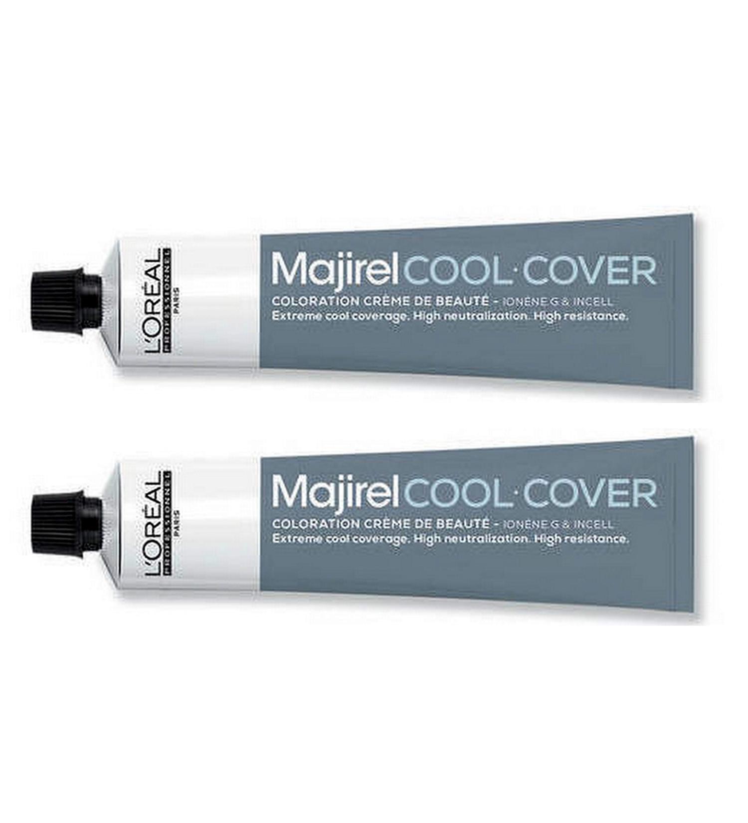 Loreal 2 pack Loreal Majirel Cool Cover 50ml 9 CC Very Light Blonde CC 9 very light blonde 50 ml (2 pack)