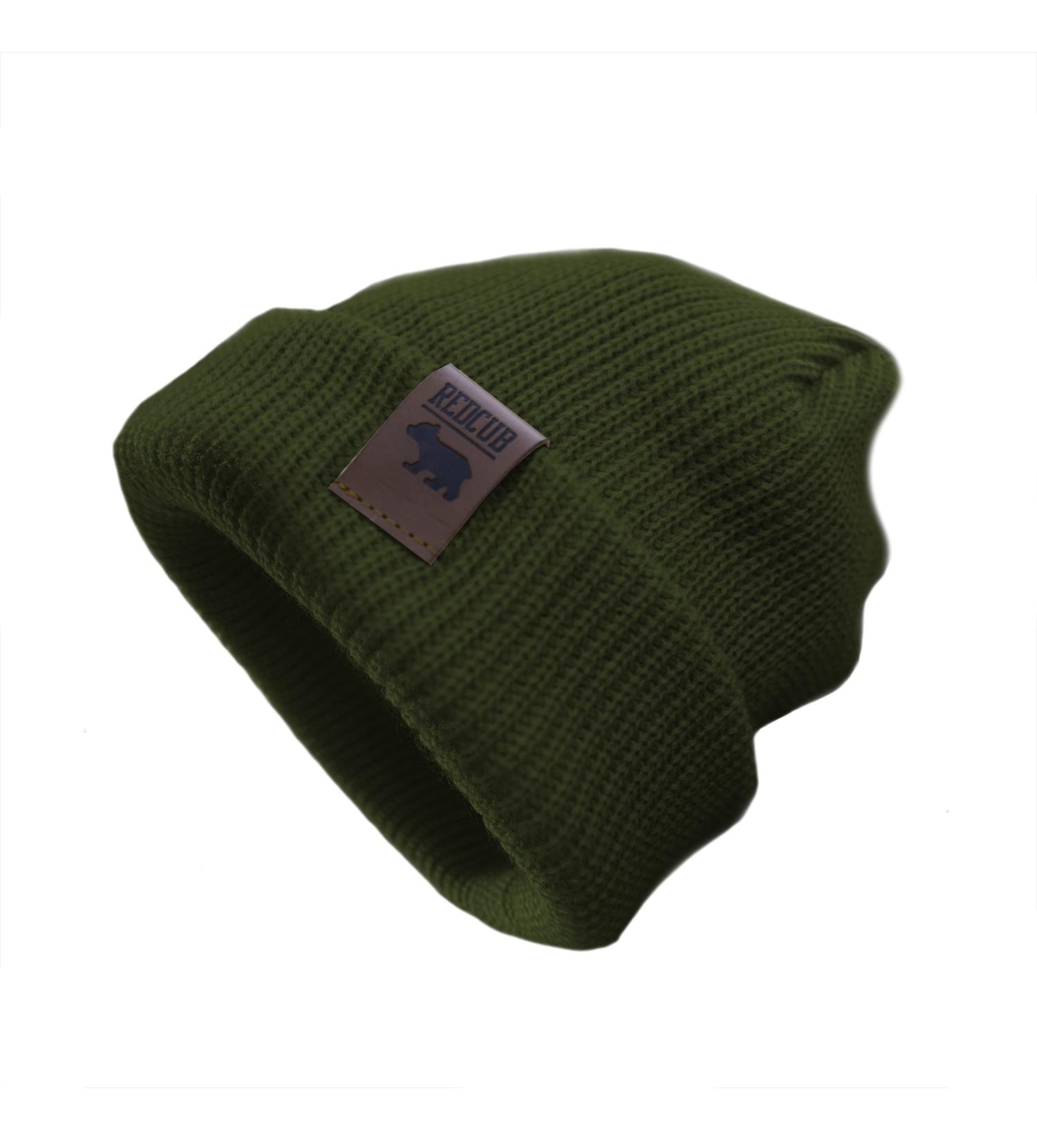 RED CUB Toddler Baby Beanie | Knit Winter Hat | Forest Green | 12-36 Months - Buy Online on SooperMarket.com