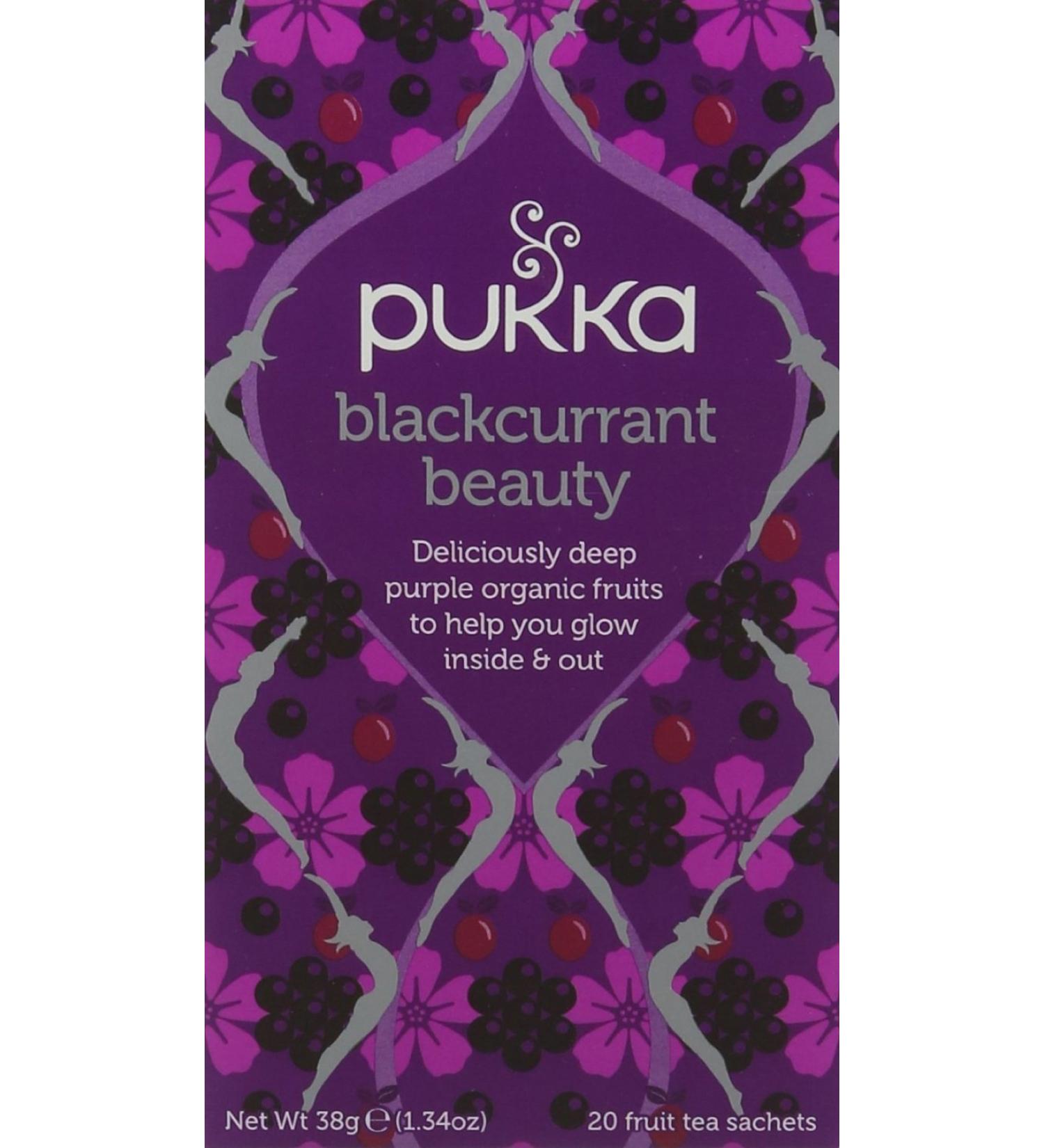 Pukka | Blackcurrant Beauty | 3 x 20 bags 3 Boxes (60 Tea Bags) Single