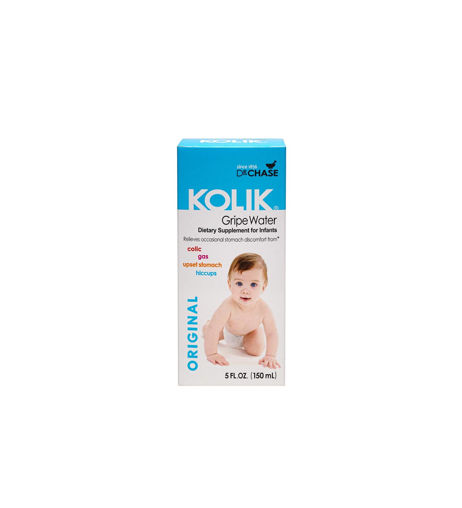 Dr. Chase Kolik Original Gripe Water - Natural Colic Relief for Newborns & Infants - 5 fl. Oz - Herbal Gas Drops for Babies - Buy Online on SooperMarket.com