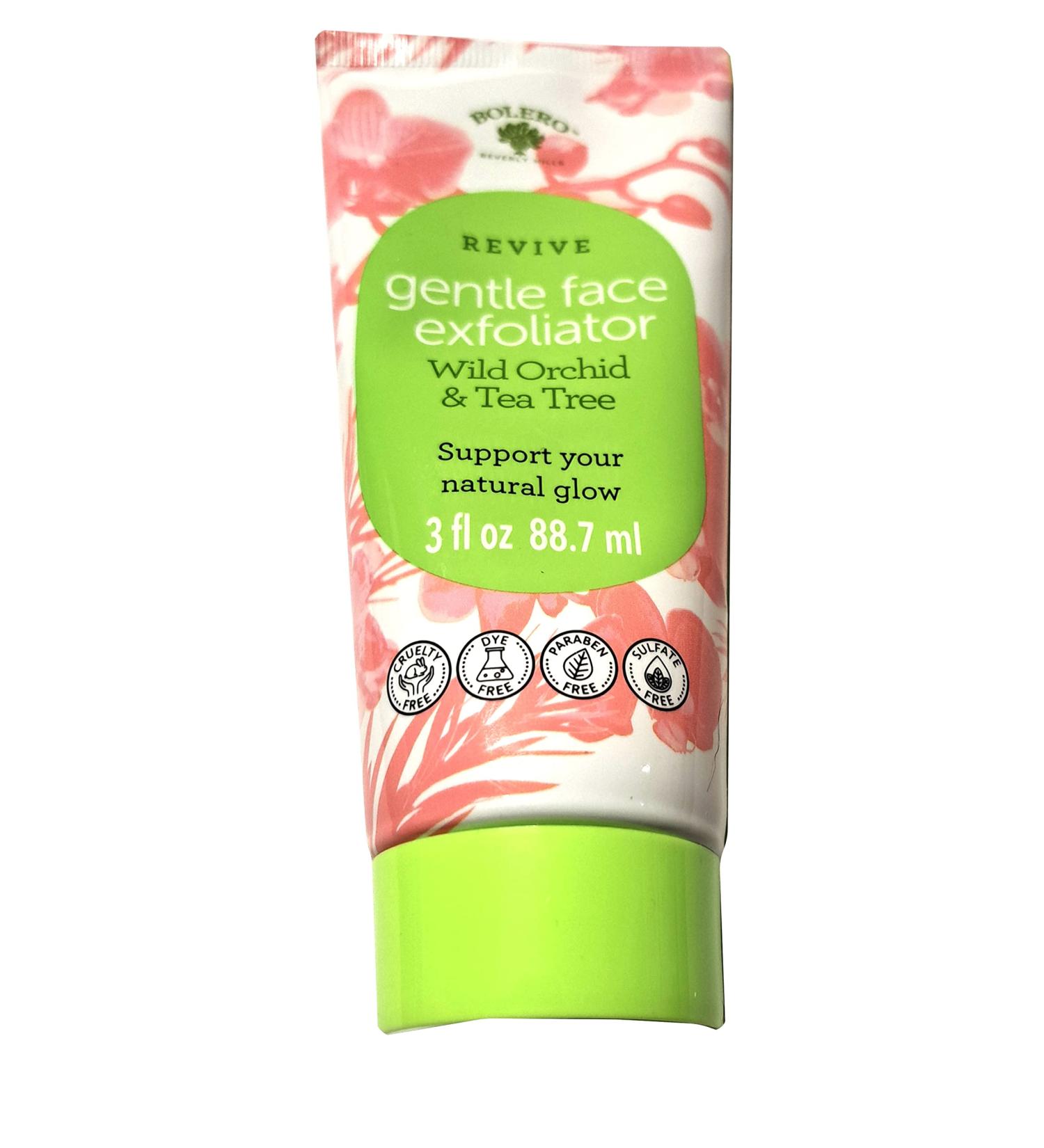 Bolero Revive Gentle Face Exfoliator - Wild Orchid & Tea Tree 3fl oz (88.7ml)