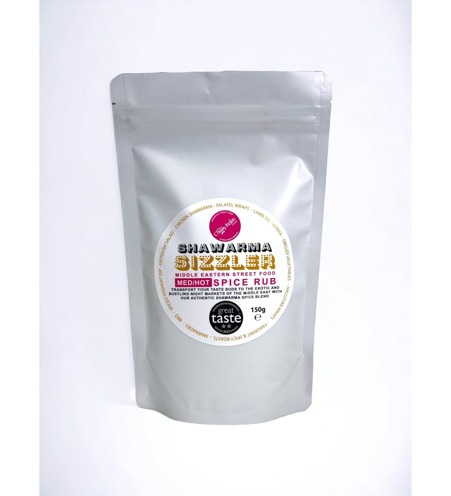 The Cheeky Indian - Shawarma Sizzler Middle Eastern Street Food Spice Rub 150g