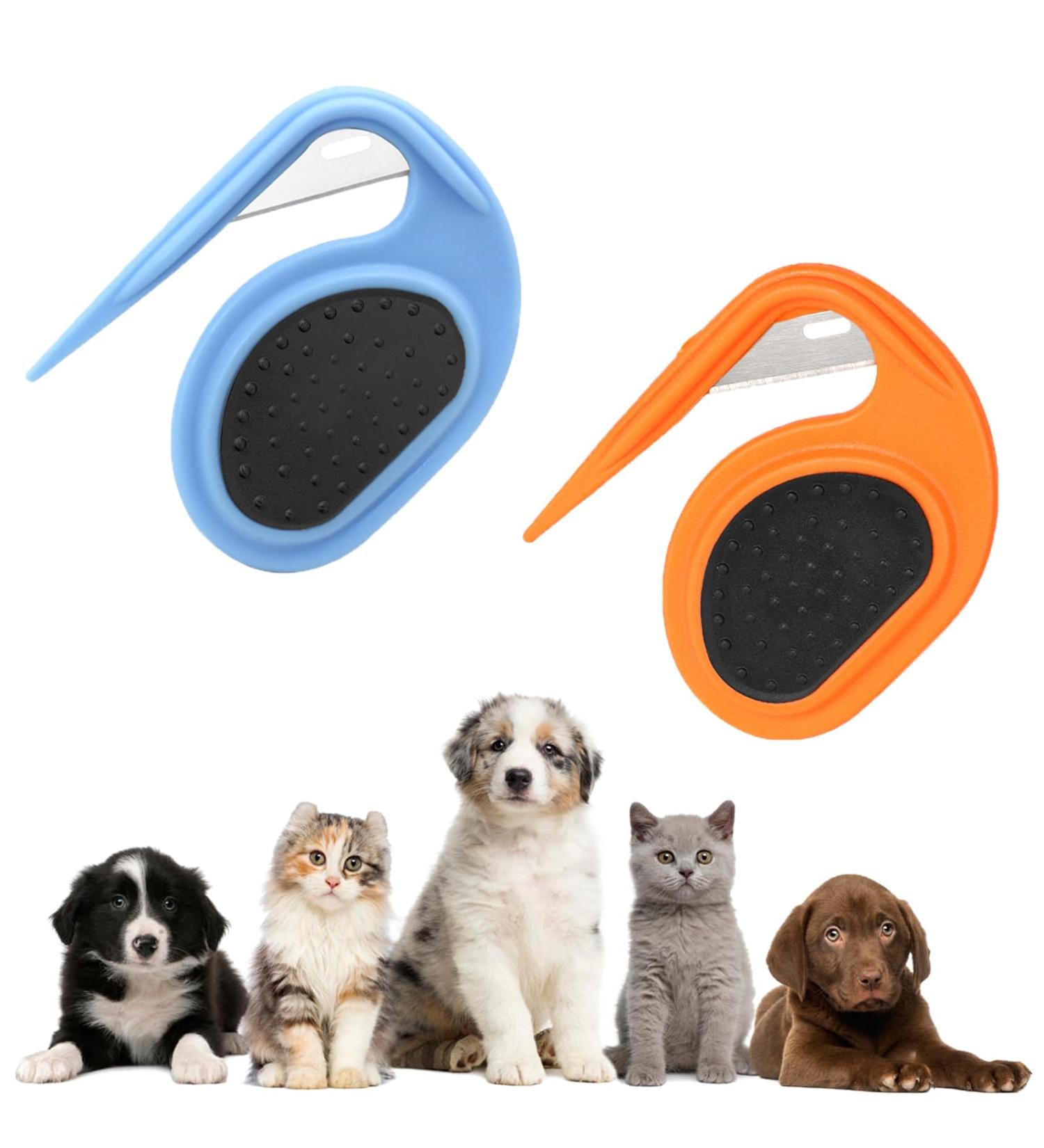 Knot Remover for Cats & Dogs | De-Filtered Knife & Fur Care Comb for Long-Haired Pets - Buy Online on SooperMarket.com
