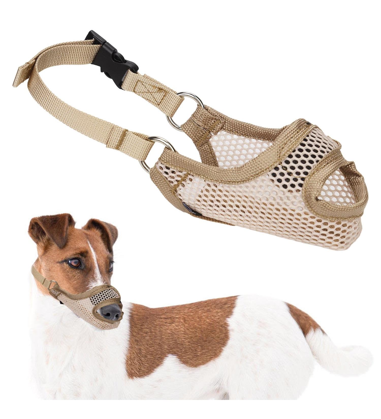 Soft Breathable Muzzle for Medium & Large Dogs - Anti-Barking & Chewing | Perfect Pet Gift - Buy Online on SooperMarket.com