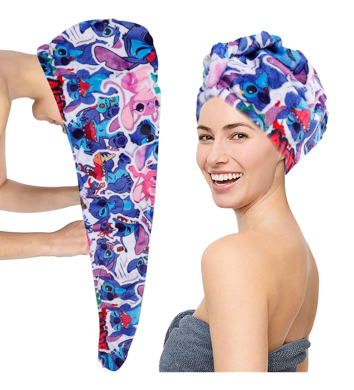 G-Ahora Microfiber Hair Towel - Fast Drying Twist Turban for Curly Hair - Super Absorbent Anti Frizz Towel for Women - Buy Online on SooperMarket.com