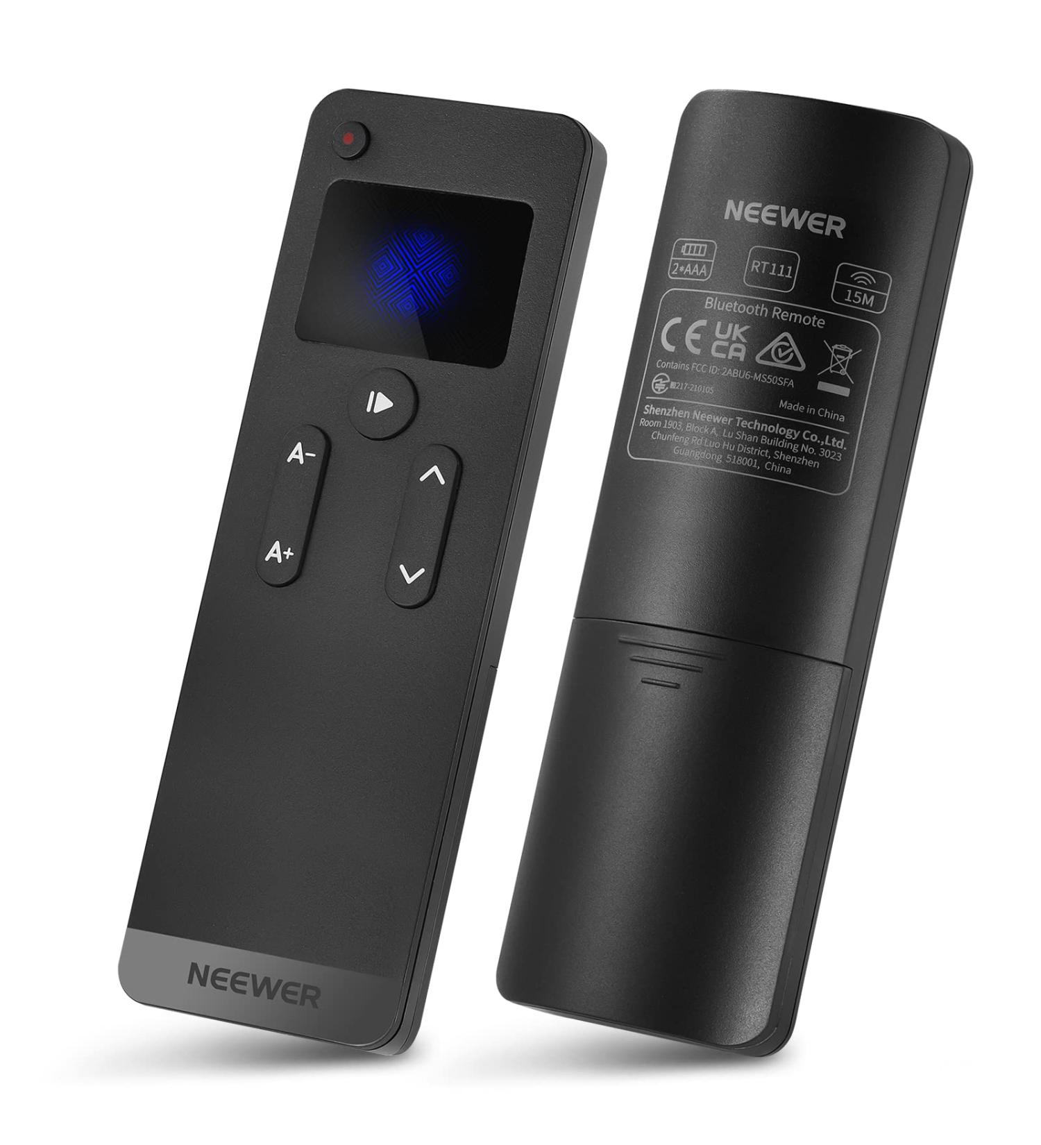 NEEWER RT111 Remote Control for Teleprompter App - Bluetooth, Silent Button - iOS Android Compatible - X1 PRO, X14 PRO, X17 - Buy Online on SooperMarket.com