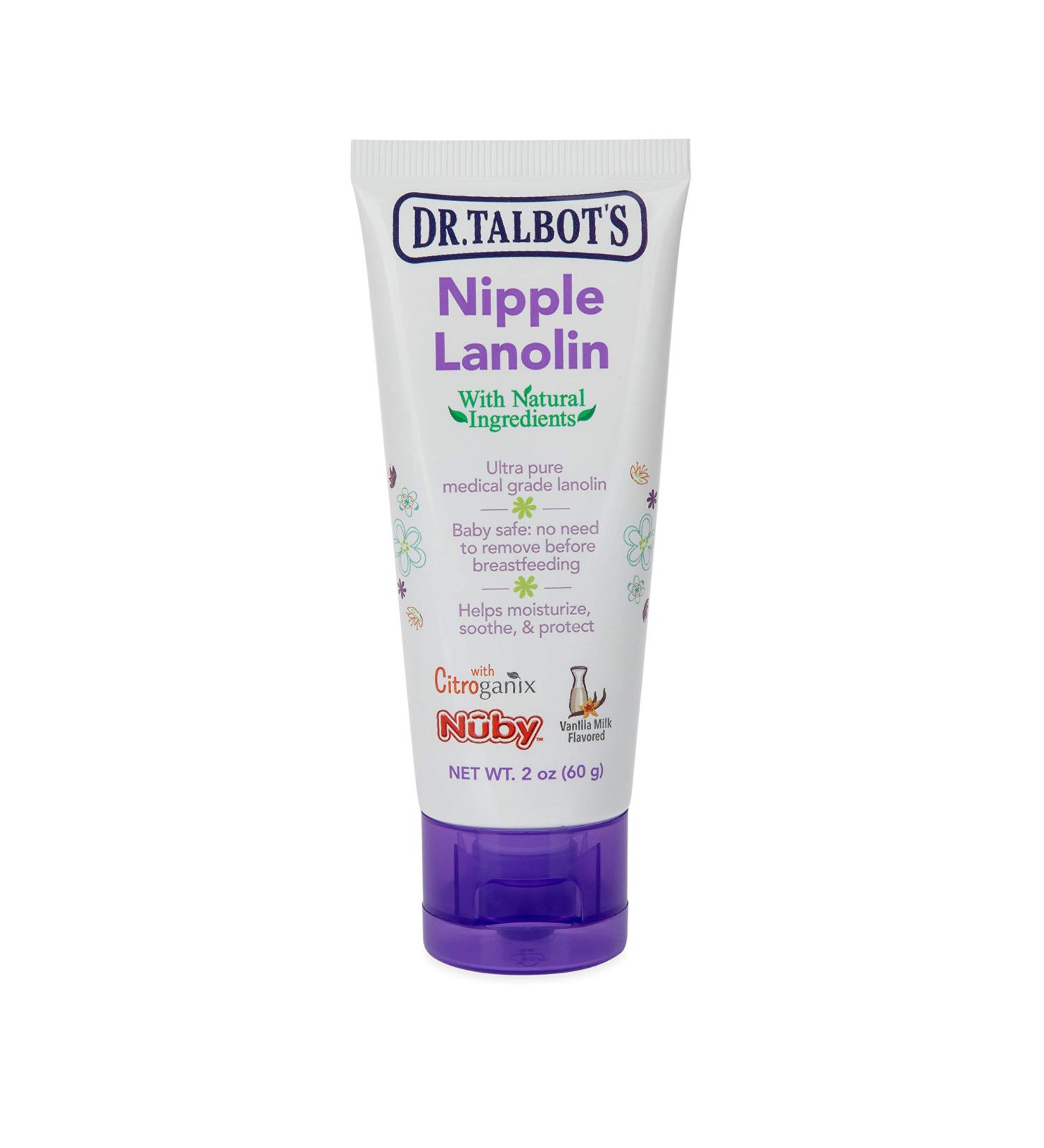Dr. Talbot's Nipple Lanolin Vanilla Milk 2 oz - Soothing Moisturizer for Moms - Buy Online on SooperMarket.com