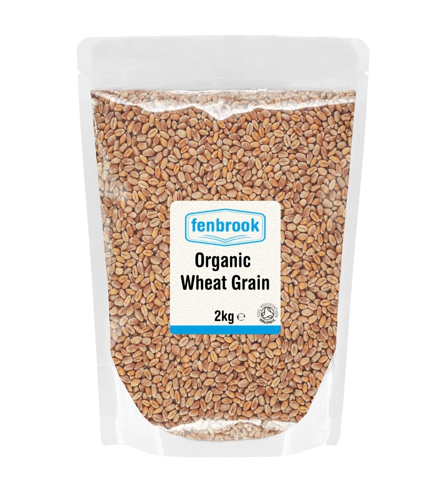 Organic Wheat Grain 2kg | Certified Organic by Fenbrook Organic - Buy Online on SooperMarket.com