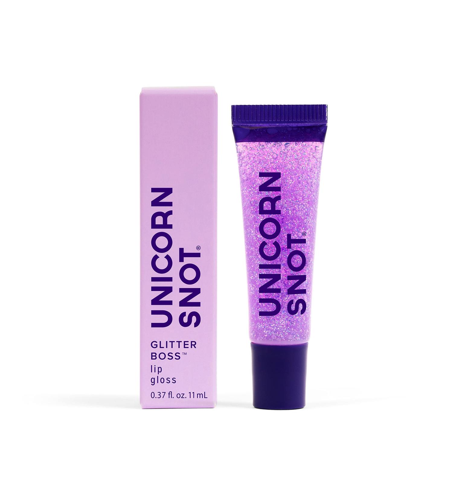 UNICORN SNOT Holographic Glitter Lip Gloss - Orchid Purple - Vegan & Cruelty Free - 0.37fl oz - Buy Online on SooperMarket.com