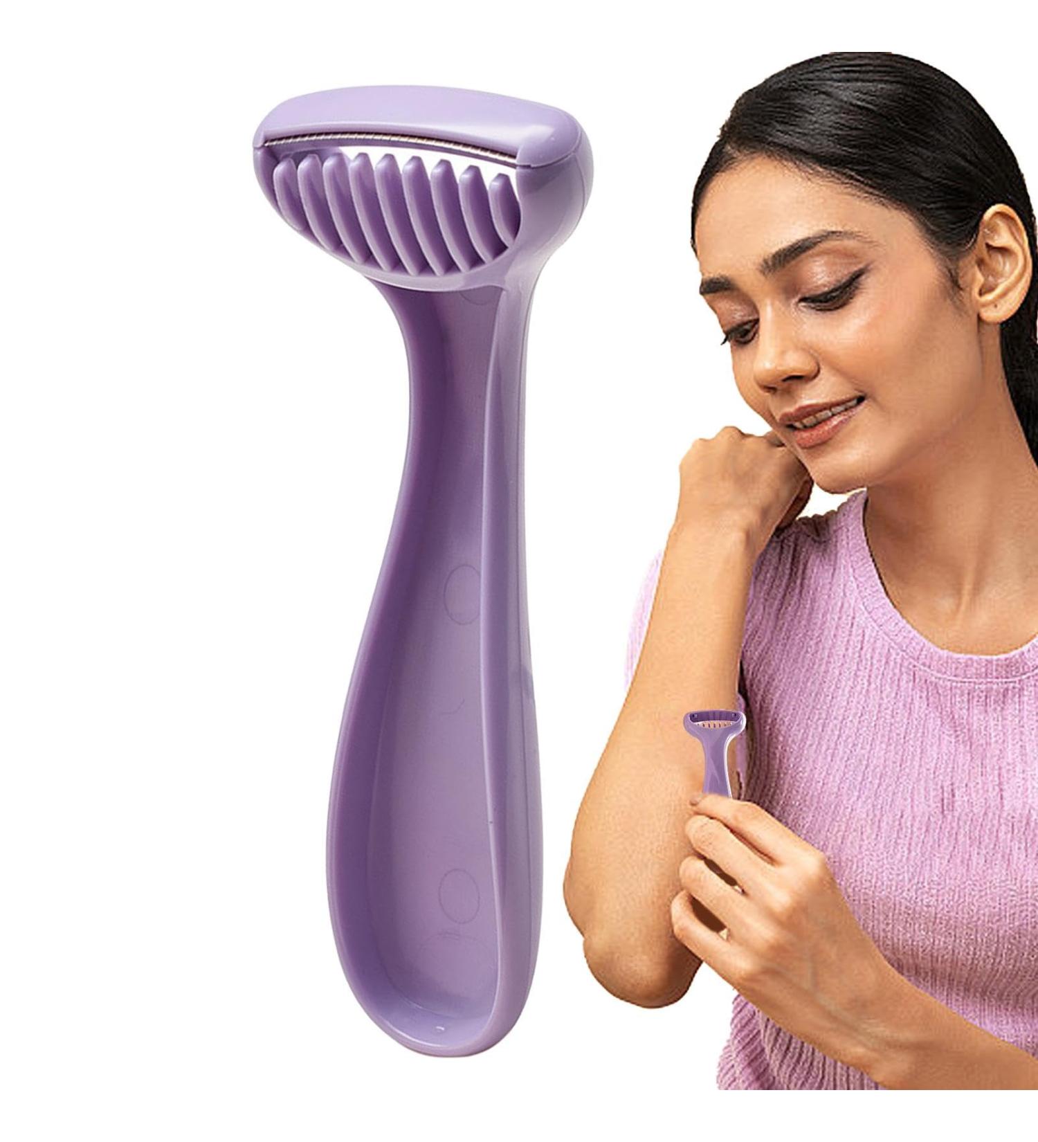 WHRCY Women's Razors for Sensitive Skin - Gentle Hair Removal for Body & Pubic Areas - Purple Personal Care Solution - Buy Online on SooperMarket.com