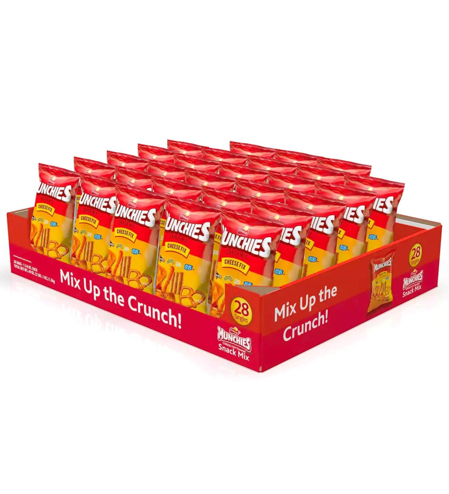 Munchies Cheese Fix - 28 Bag Variety Pack | Delicious Snack Mix - Buy Online on SooperMarket.com