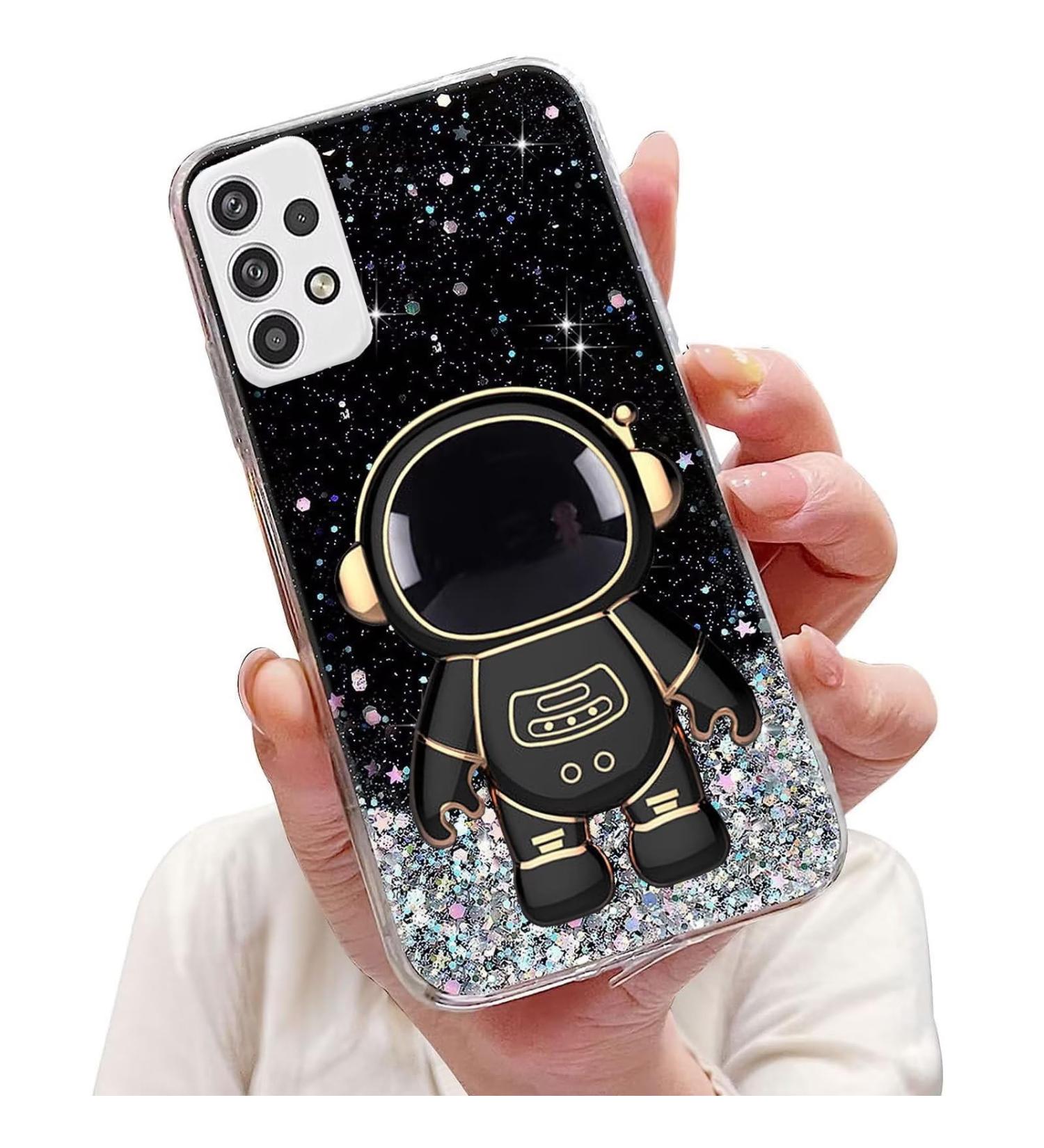 Tivenfezk Nadoli for Samsung Galaxy A32 4G - Astronaut Hidden Stand Cap Glitter Soft Silicone Protective Case - Buy Online on SooperMarket.com