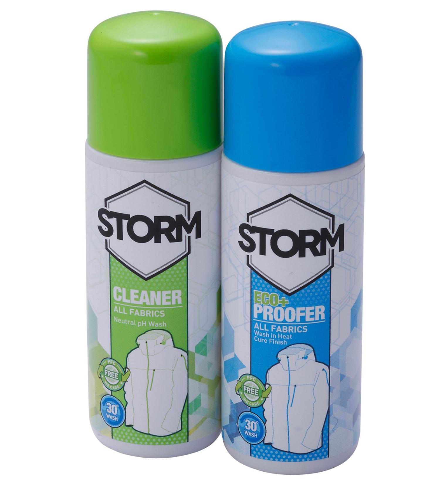 Storm Eco Proofer Twin Wash in Cleaner (1 x Wash) - White 75 ml x 2