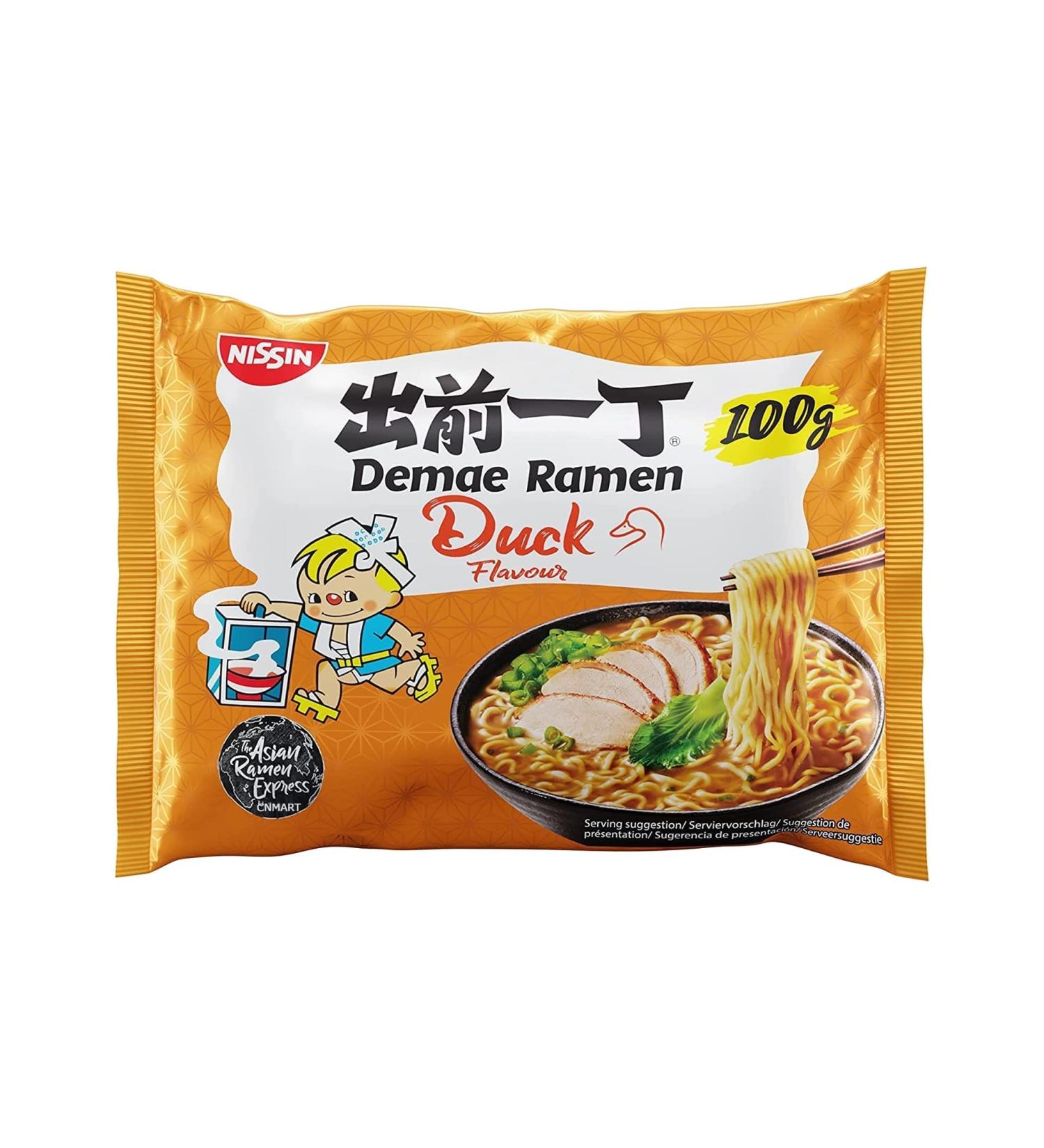 Nissin Demae Ramen Instant Ramen Noodles - Duck Flavour 100g (Pack of 30) by CNMART - Buy Online on SooperMarket.com