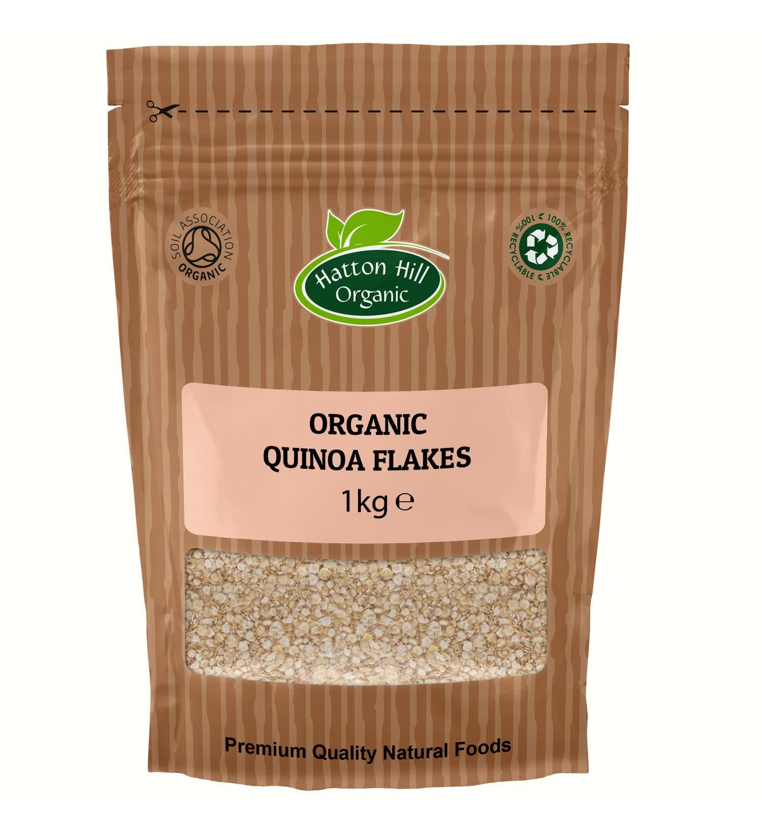 Organic Quinoa Flakes 1kg by Hatton Hill Organic - Free UK Delivery - Buy Online on SooperMarket.com
