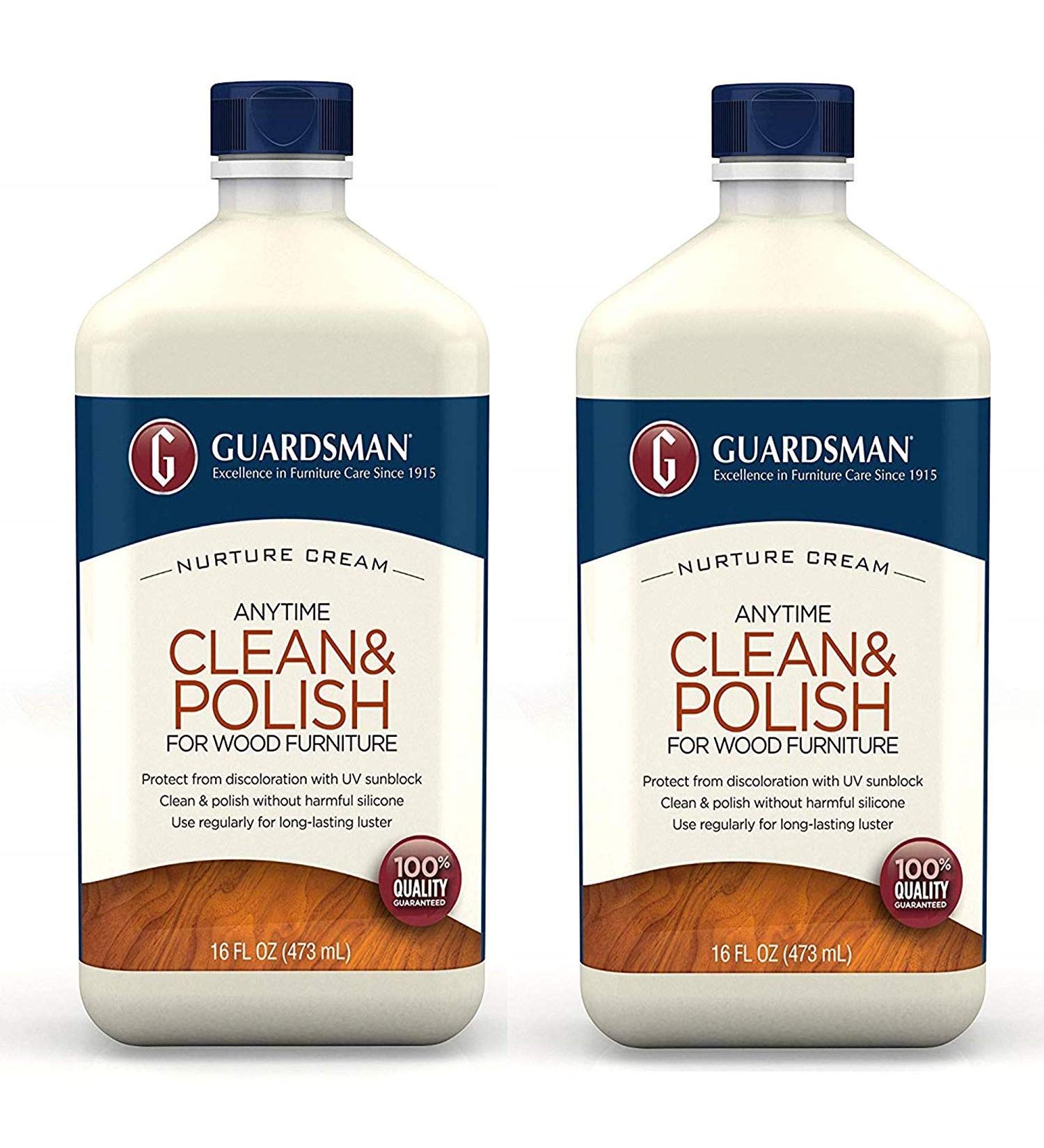 Guardsman Clean & Polish for Wood Furniture - 16 oz Silicone Free Cream with UV Protection - International Shipping Available - Buy Online on SooperMarket.com