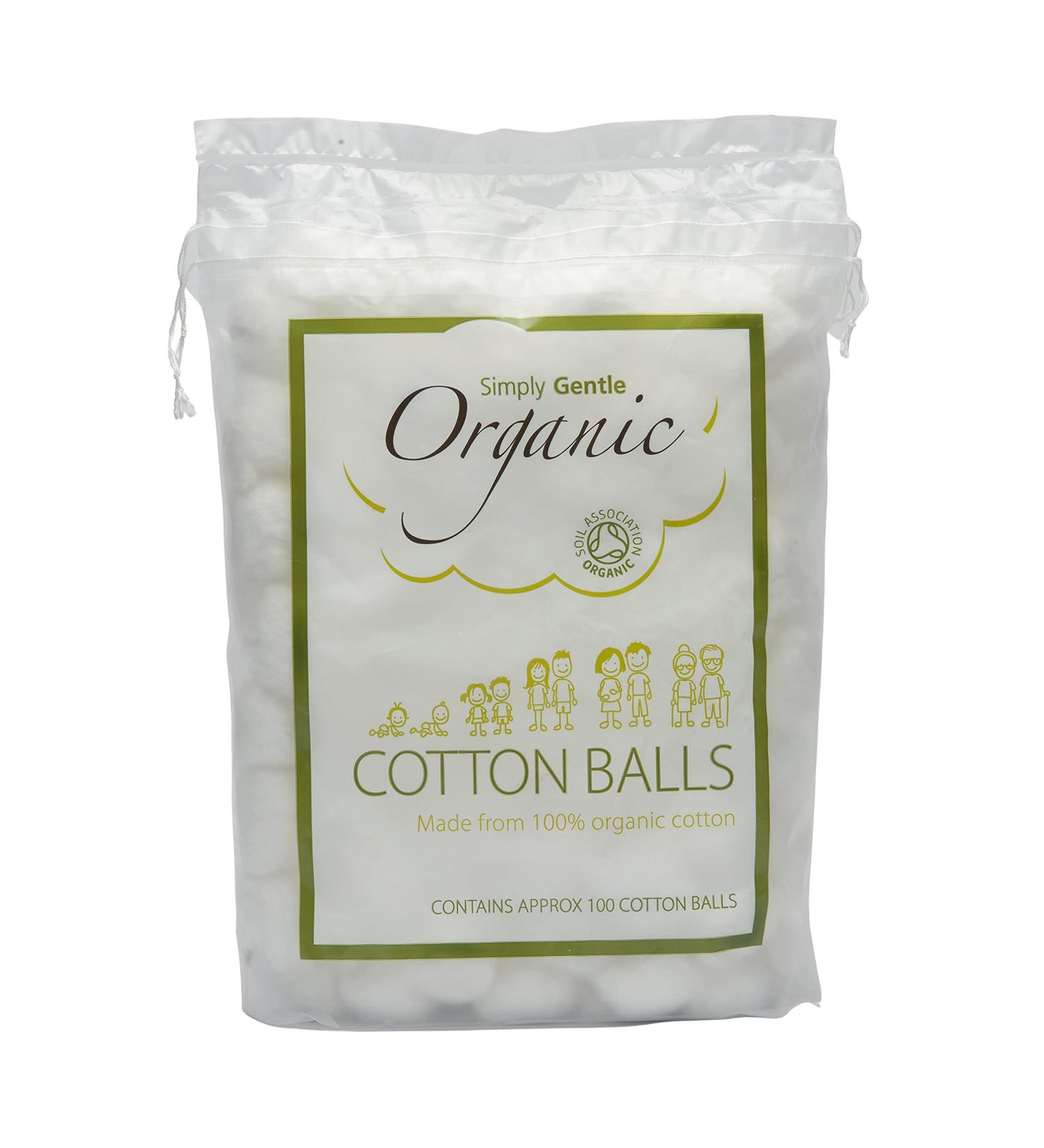 Simply Gentle Organic Cotton - Pack of 100 Balls - Buy Online on SooperMarket.com