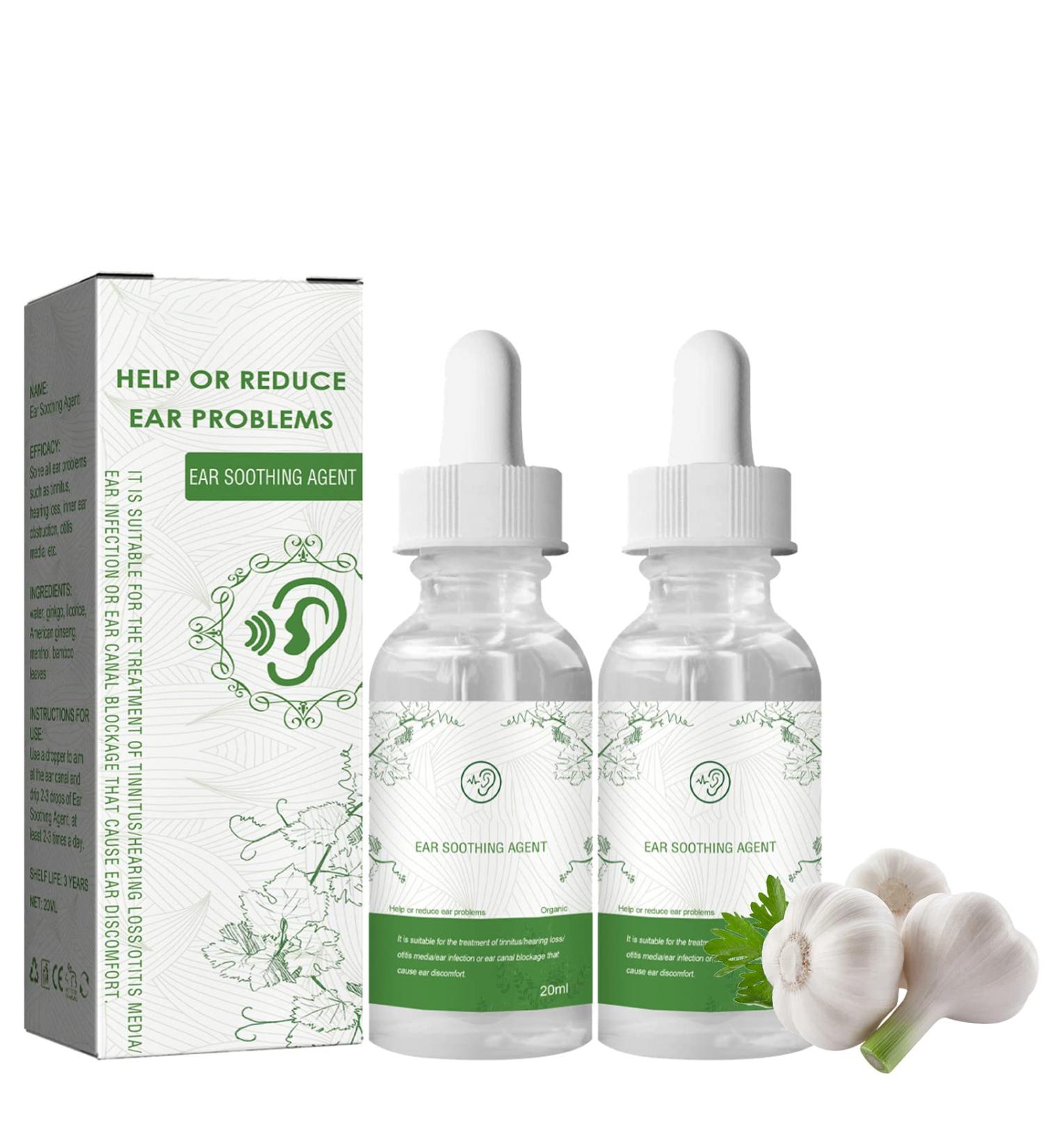 ARSICOR Organic Herbal Drops for Tinnitus Relief - Ear Drops for Ringing Ears (2 pcs) - Buy Online on SooperMarket.com