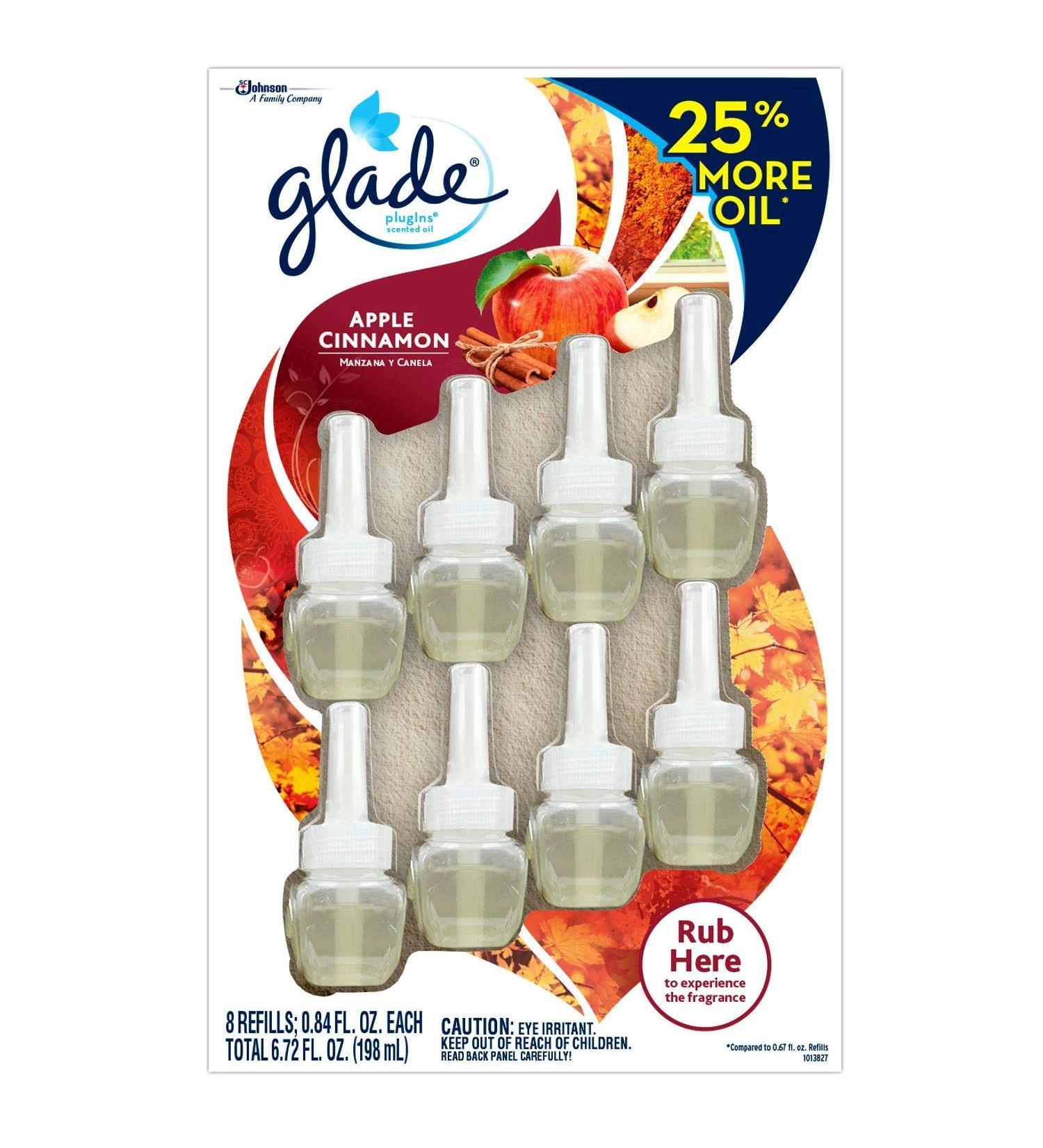 Limited Edition PlugIns Scented Oils Refills 8 Ct - Apple Cinnamon