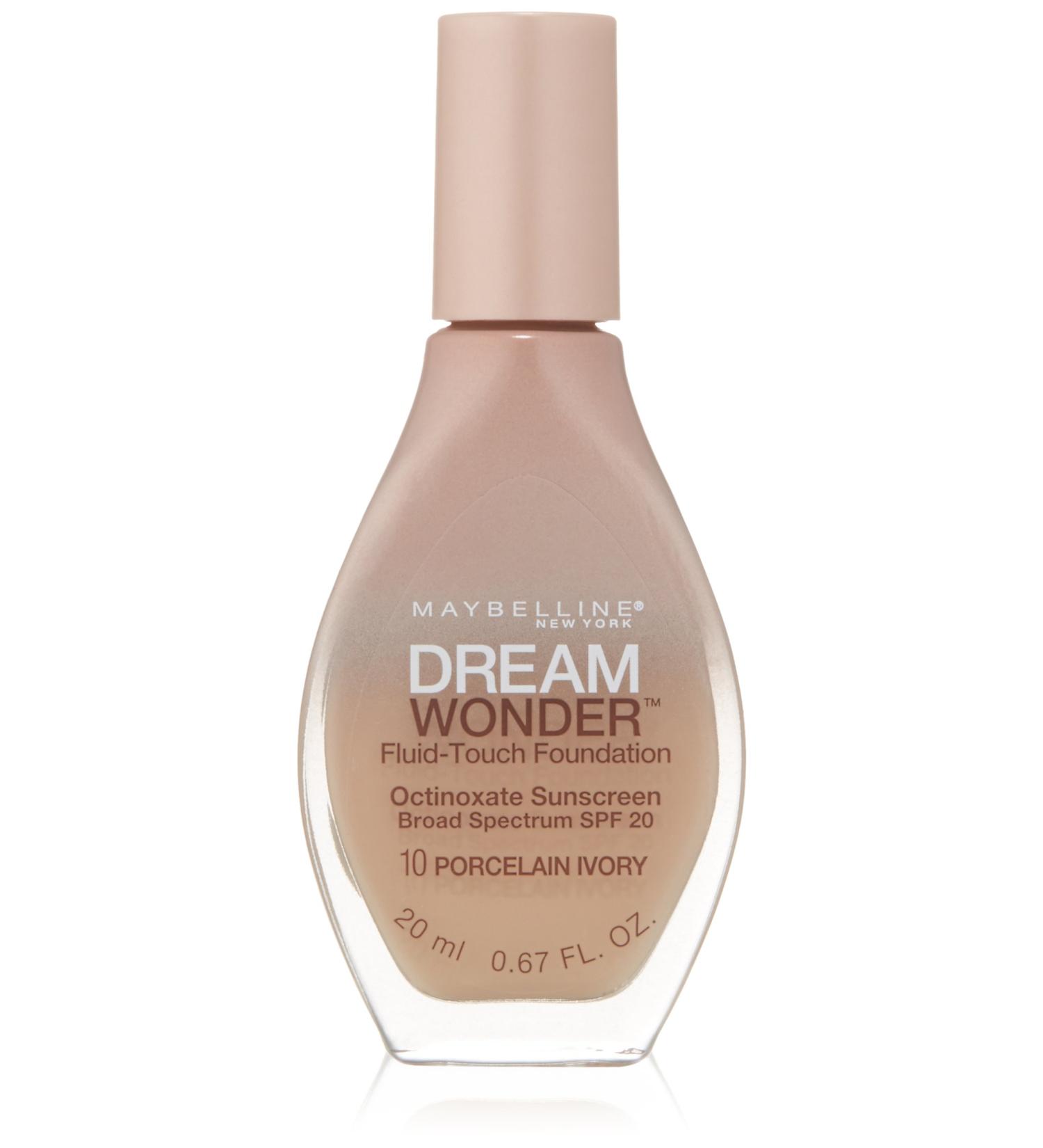 Maybelline Dream Wonder Fluid-Touch Foundation Porcelain Ivory 0.67 oz - Buy Online on SooperMarket.com