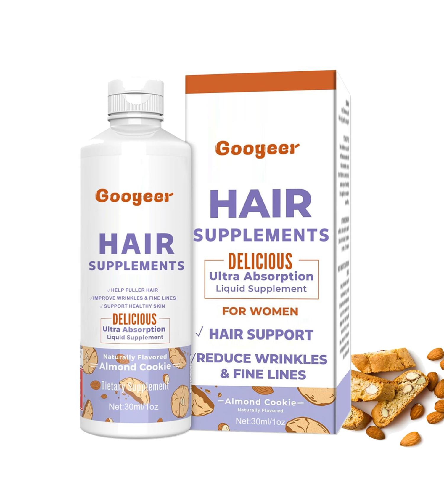 Hair Growth Oil - Hair Supplements For Women with Vitamin B6 Pumpkin Seed Oil For Skincare - Boost Hair Growth For Eyelashes Eyebrows & Dry Damaged Hair Moisturizer Face Hair - Buy Online on SooperMarket.com