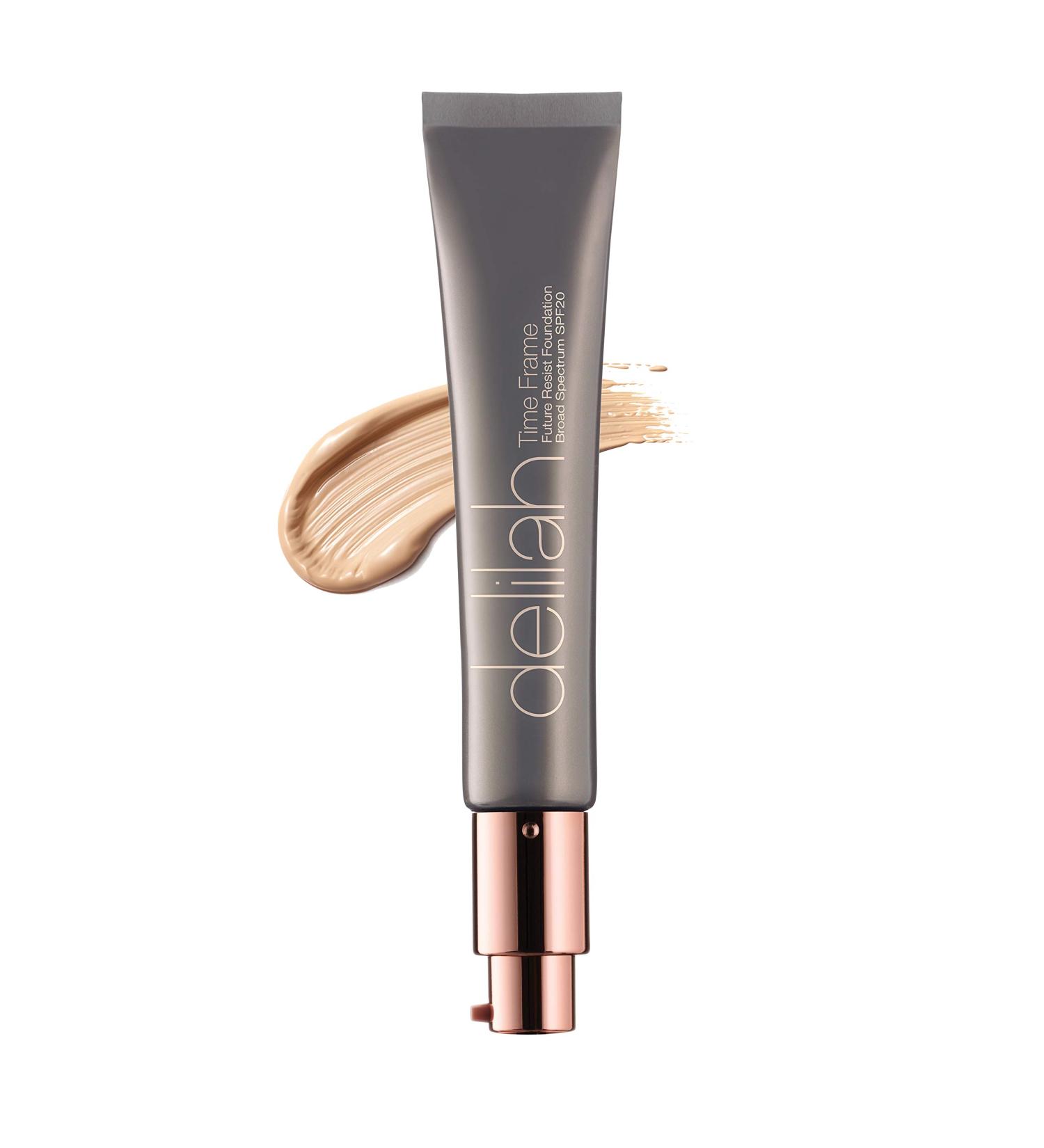 Delilah Future Resist Foundation SPF 20 - Lace 1.28 Oz - Lightweight Long-Wear Anti-Aging Liquid Makeup with Vitamin E - Cruelty-Free - Buy Online on SooperMarket.com