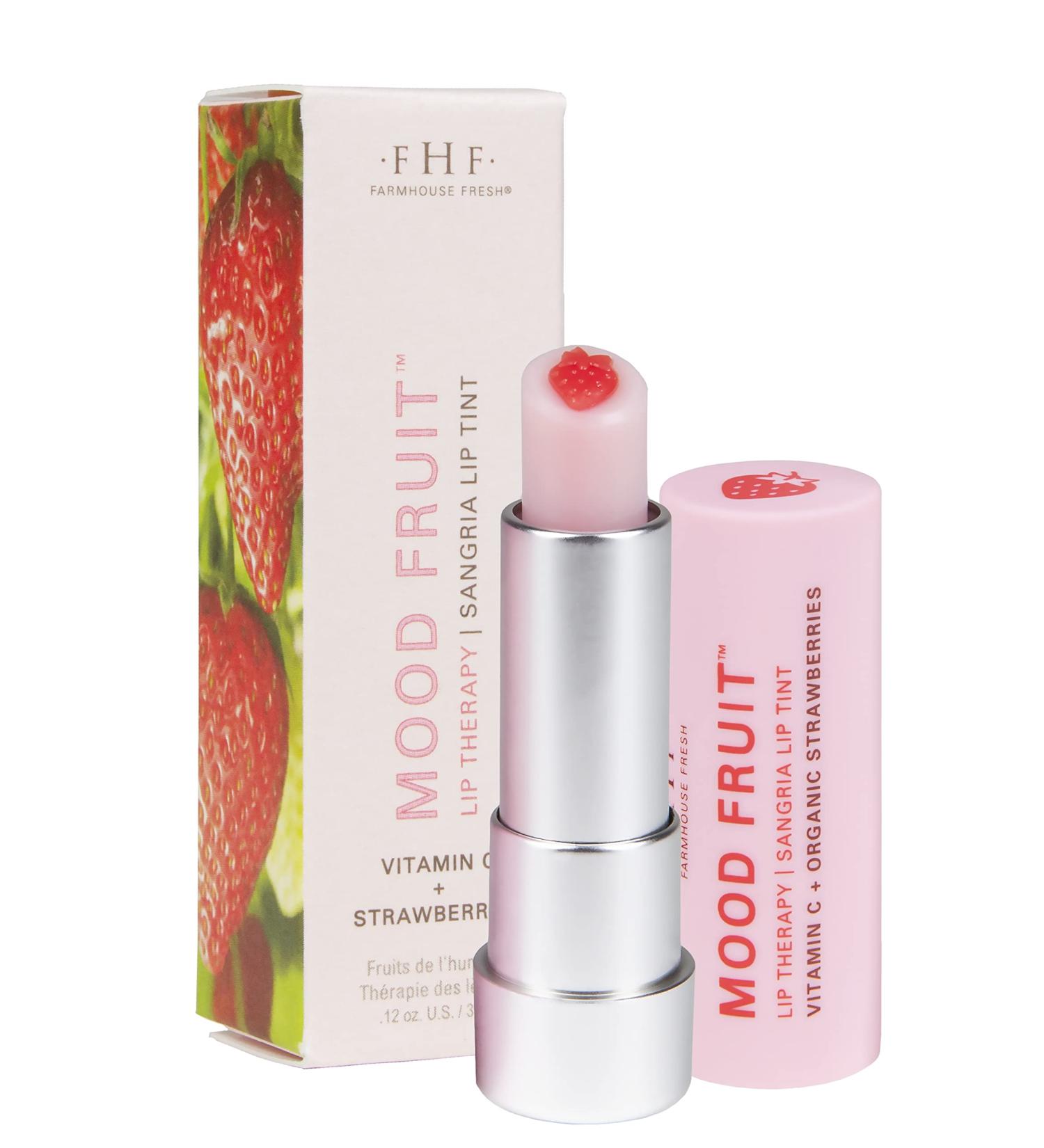 FarmHouse Fresh Strawberry Mood Lip Therapy - 0.12 oz - Buy Online on SooperMarket.com