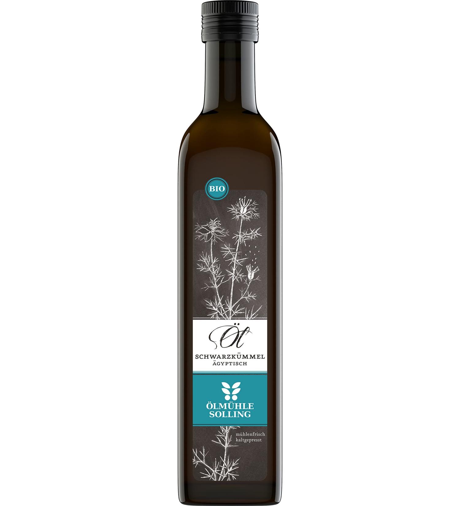  lm hle Solling Organic Egyptian Black Cumin Oil - Cold Pressed Nigella Sativa - 500ml - Premium Quality - Buy Online on SooperMarket.com