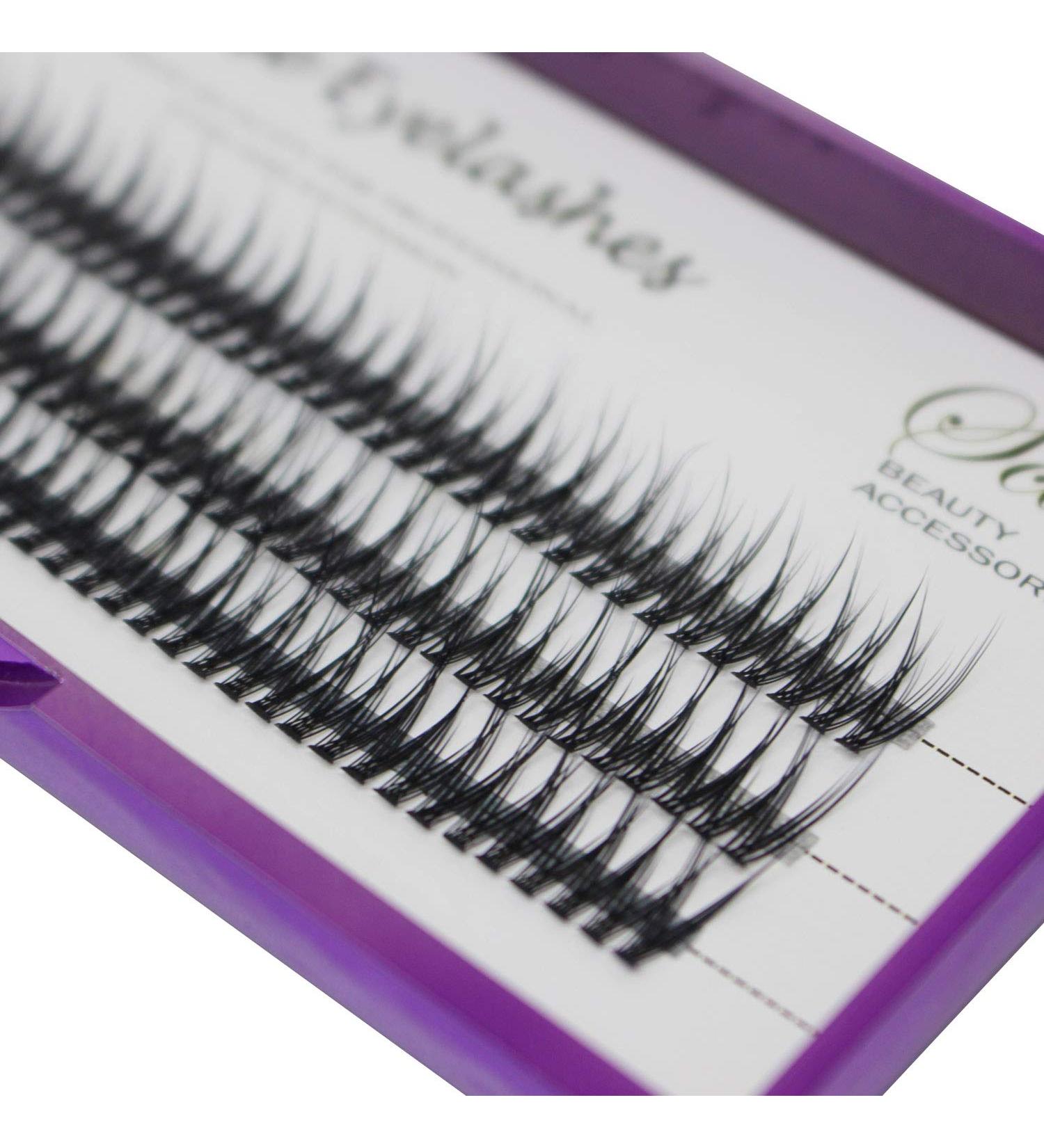 Scala Handmade Luxury Mink False Lashes - 16mm 5D Volume Fans Individual Eyelash Extensions - Buy Online on SooperMarket.com