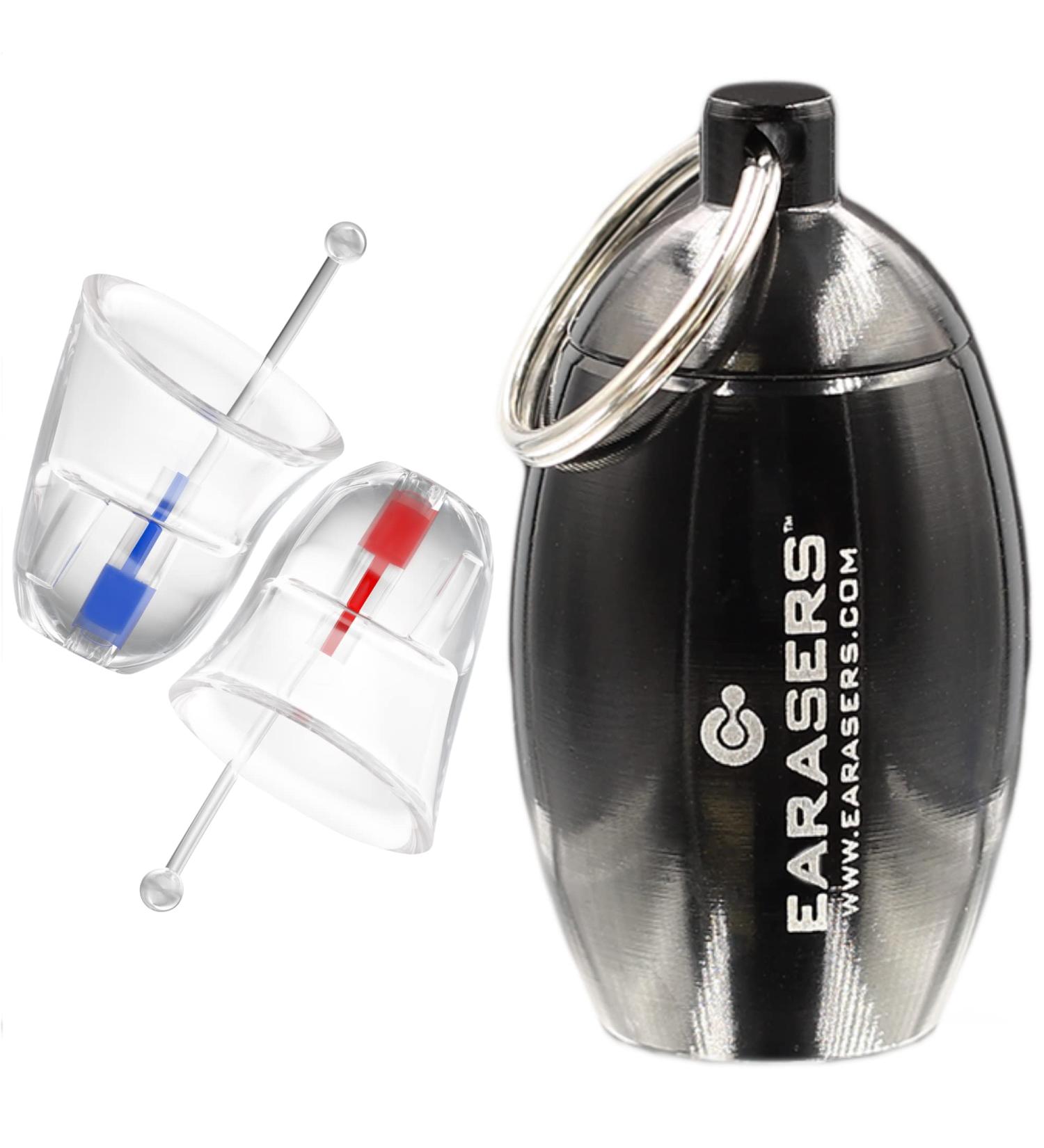 Earasers US Musicians Hearing Protection Earplugs - Reusable Silicone Earplugs with Carrying Bag - 19dB Noise Reduction for Concerts DJs & Drummers - Large Size - Buy Online on SooperMarket.com