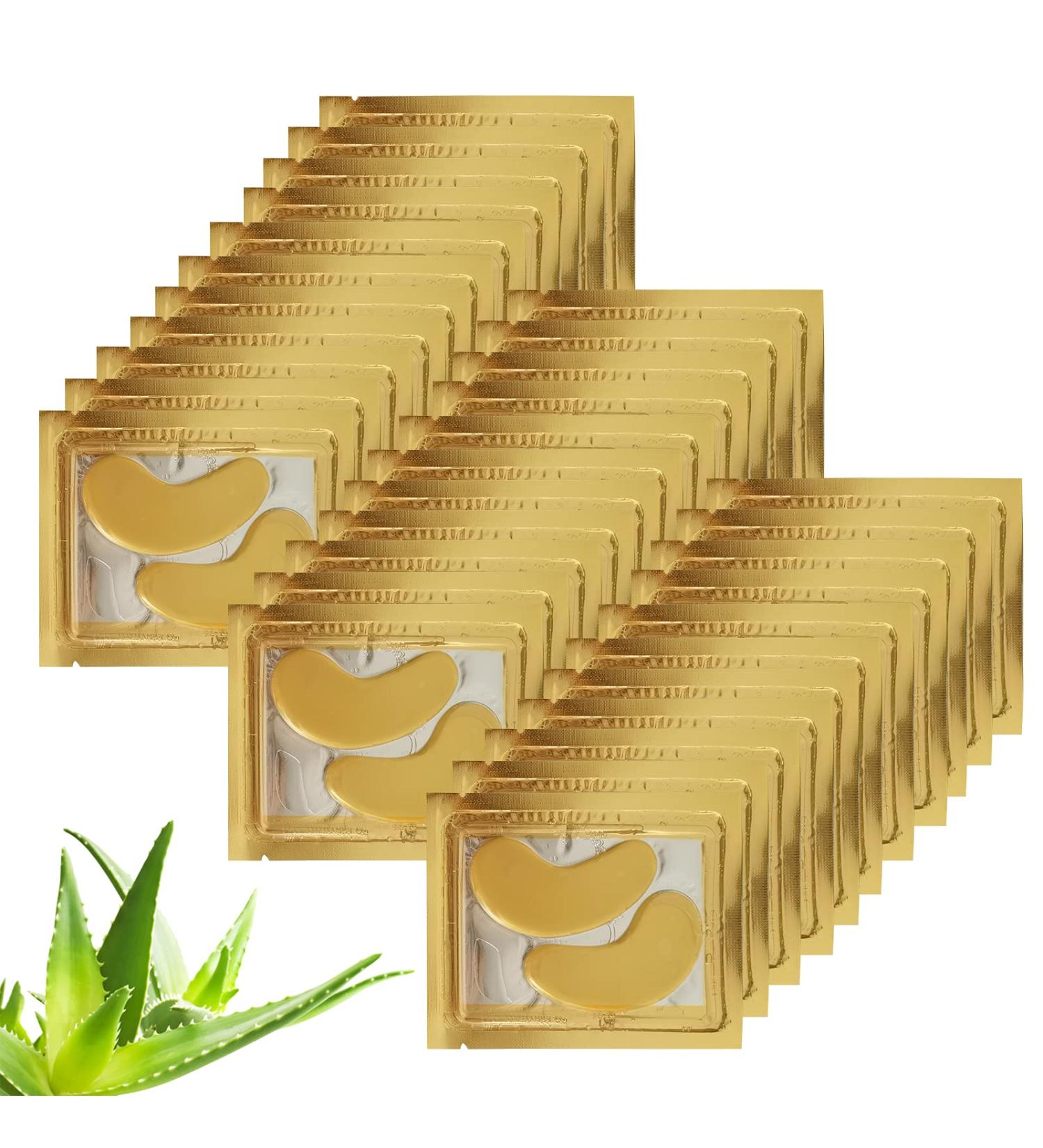 30 Pairs 24k Gold Under Eye Patches for Dark Circles & Puffiness - Anti-Aging Treatment for Women - Buy Online on SooperMarket.com